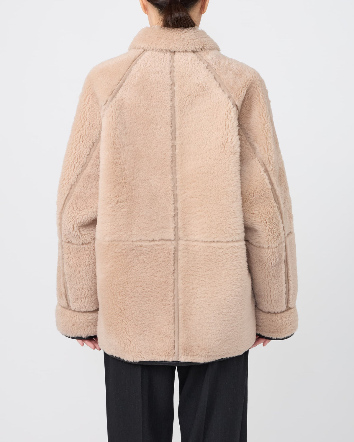 REVERSIBLE MOUTON BLOUSON / WOMENS