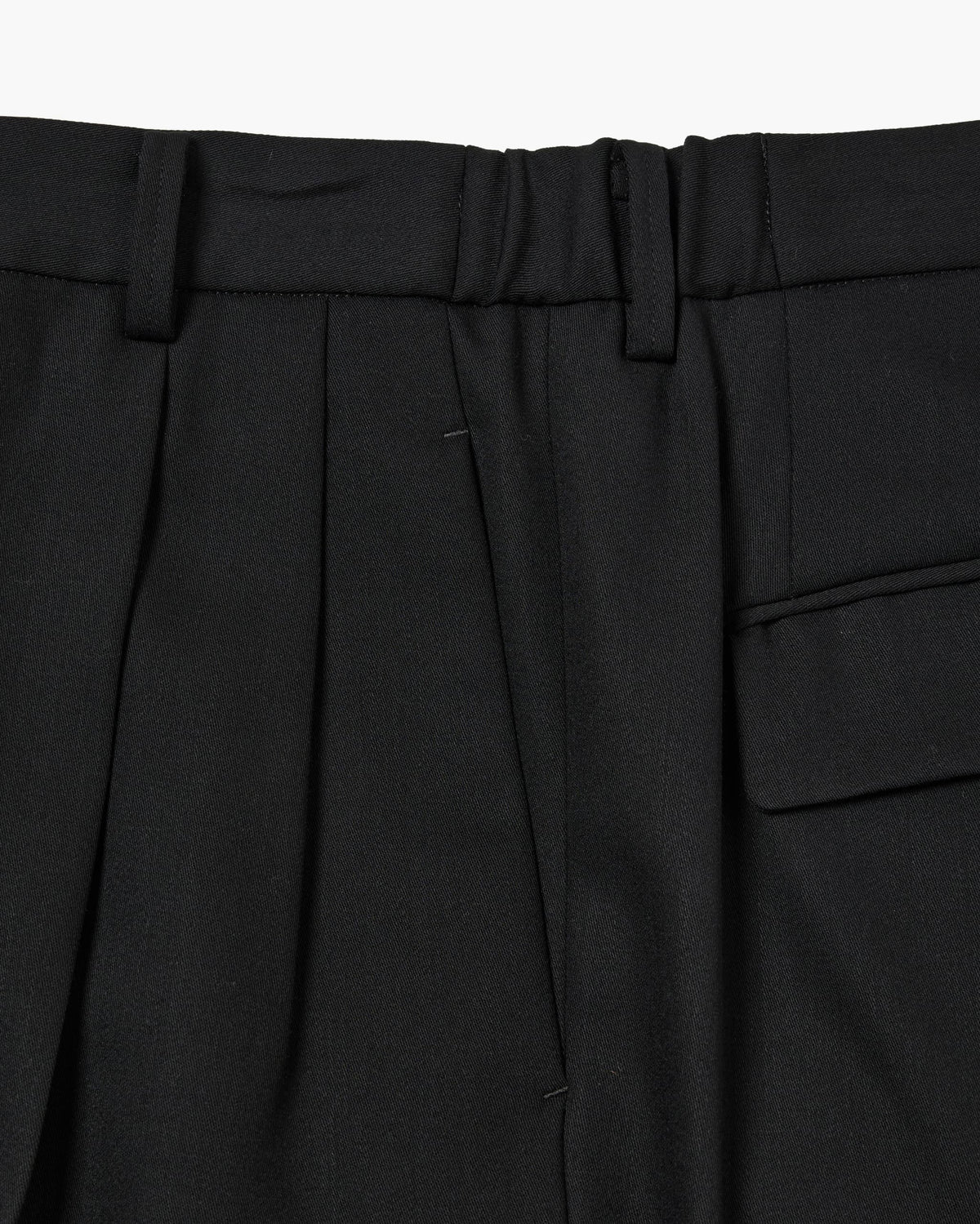TWO-TUCKS WIDE TROUSERS