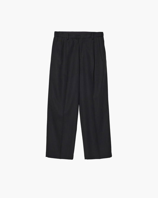 TWO-TUCKS WIDE TROUSERS