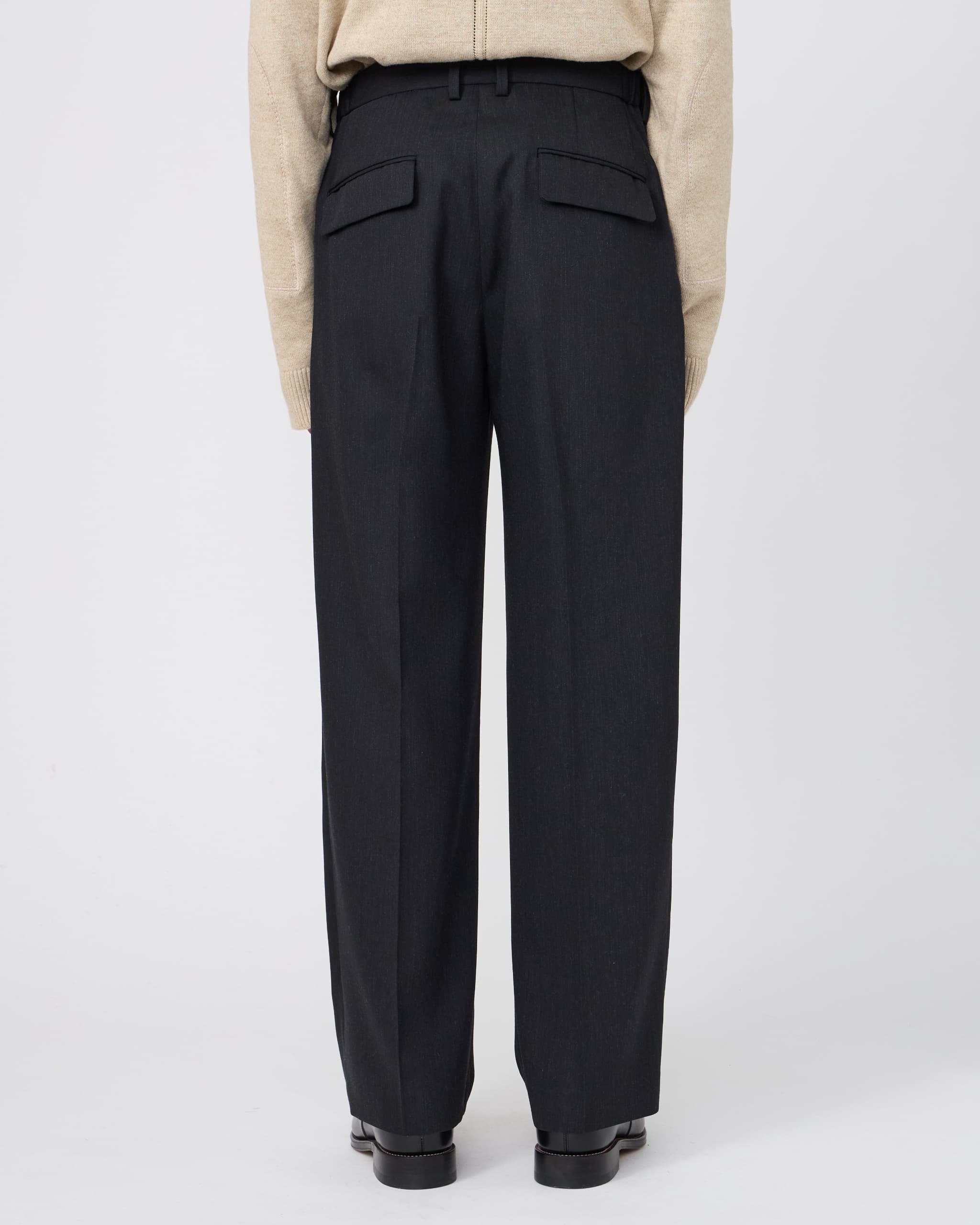 TWO-TUCKS WIDE TROUSERS – IRENISA