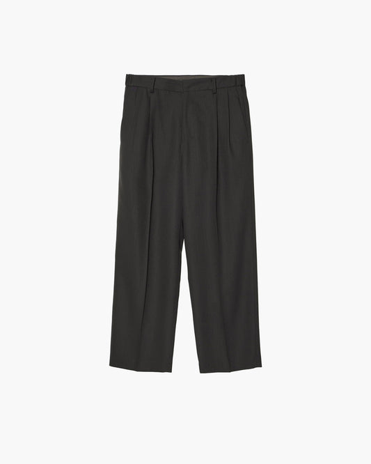 TWO-TUCKS WIDE TROUSERS