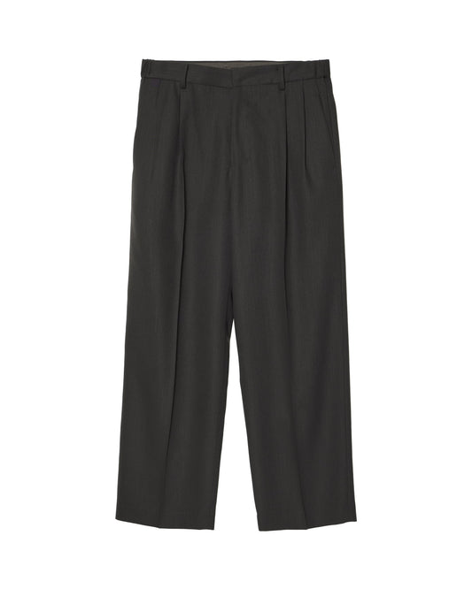 TWO-TUCKS WIDE TROUSERS
