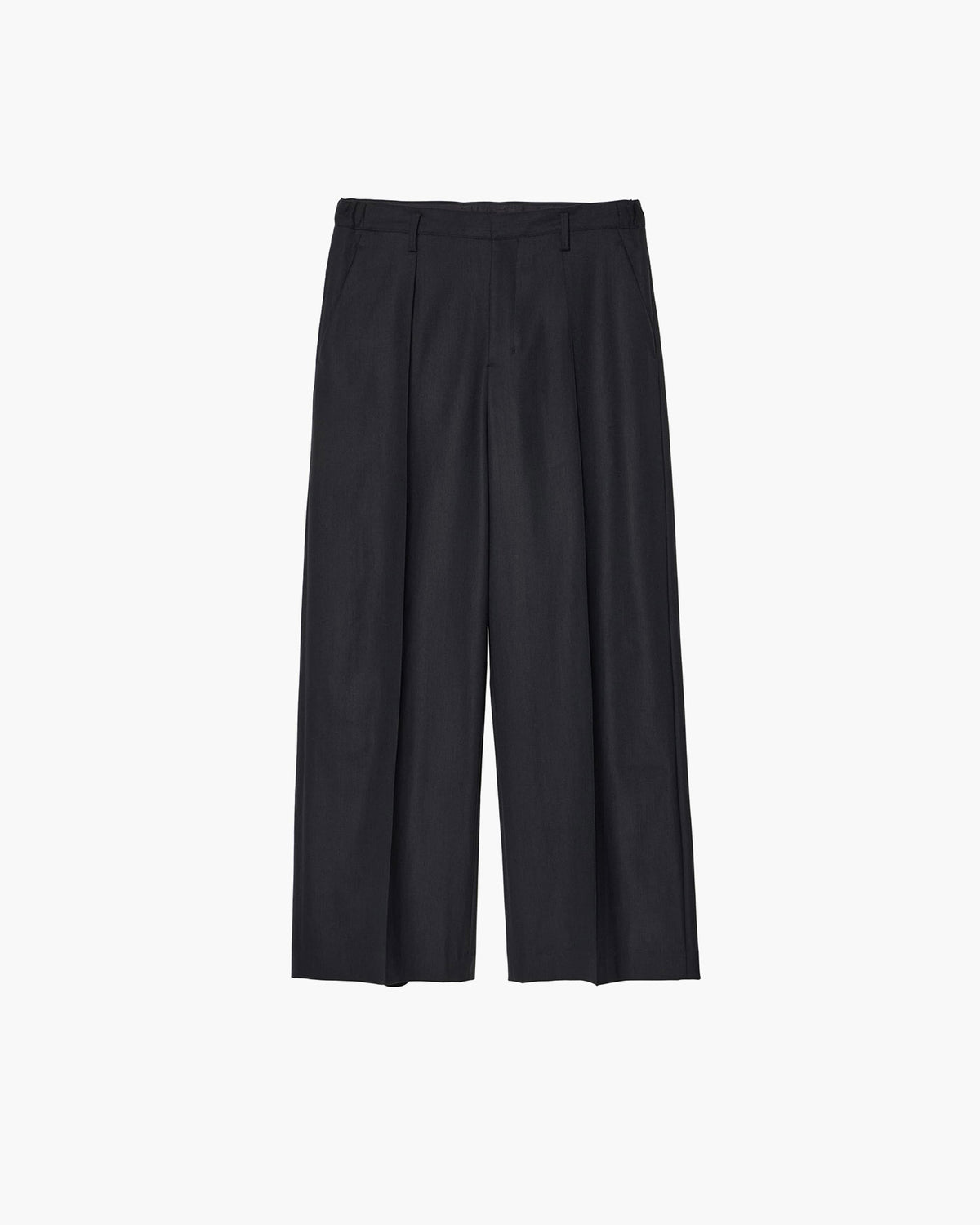ONE-TUCK BAGGY TROUSERS