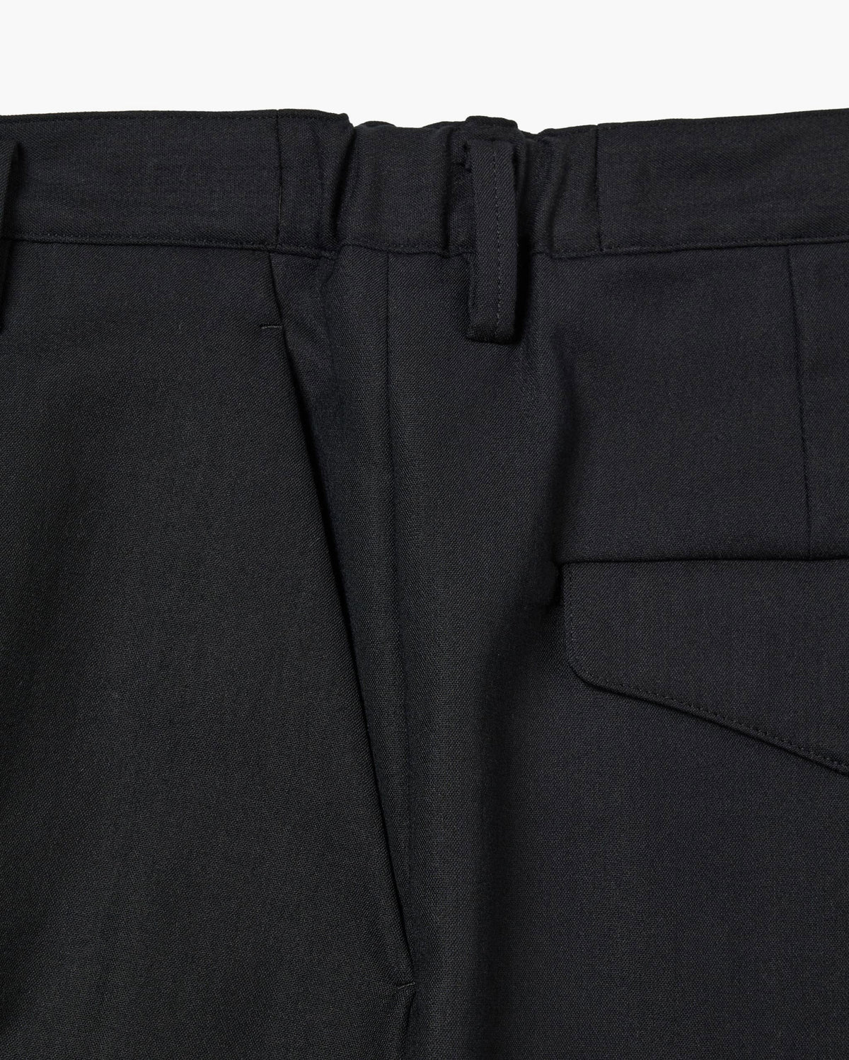 ONE-TUCK BAGGY TROUSERS