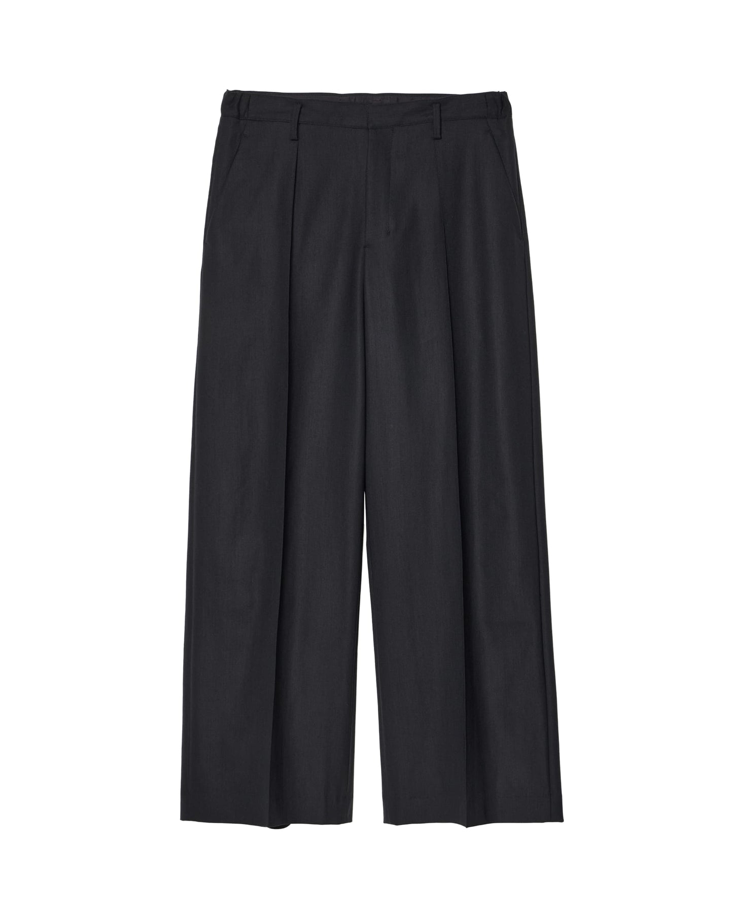 ONE-TUCK BAGGY TROUSERS