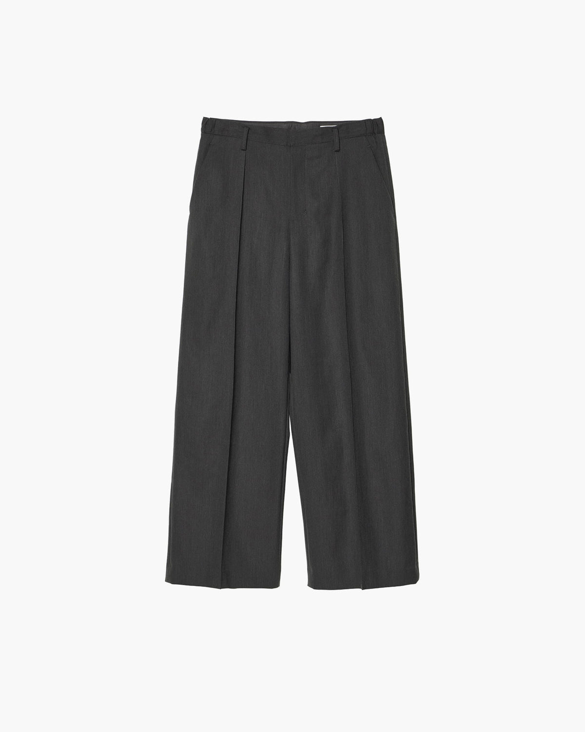 ONE-TUCK BAGGY TROUSERS