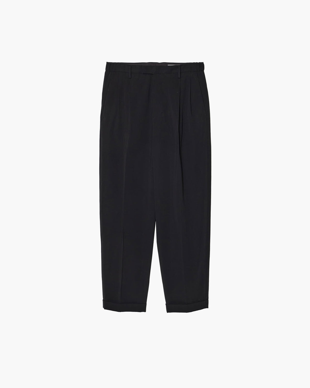 TWO-TUCKS TAPERED TROUSERS