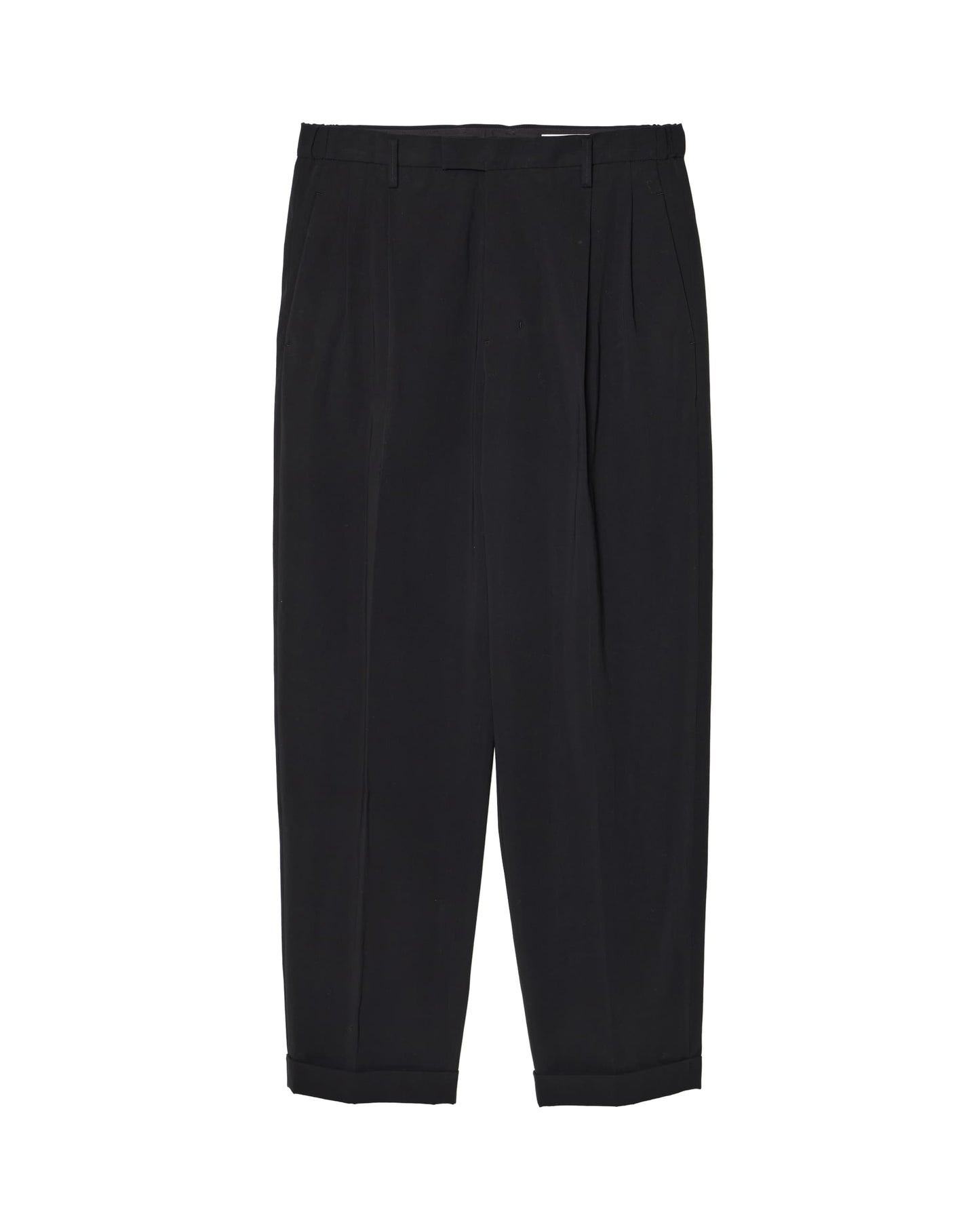 TWO-TUCKS TAPERED TROUSERS