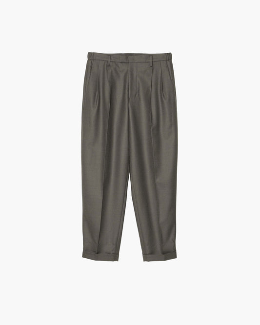 TWO-TUCKS TAPERED TROUSERS