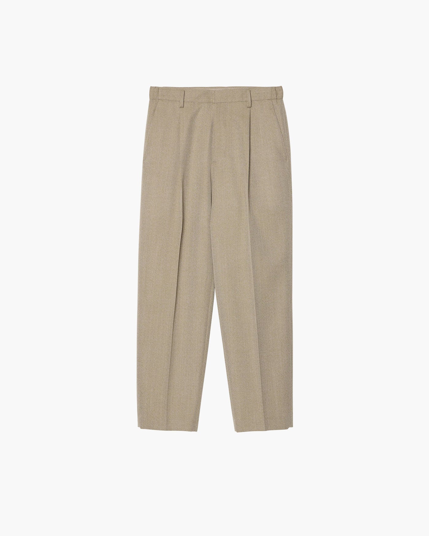 ONE-TUCK STRAIGHT TROUSERS