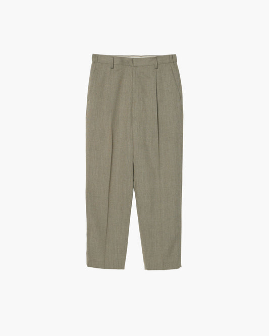 ONE-TUCK STRAIGHT TROUSERS