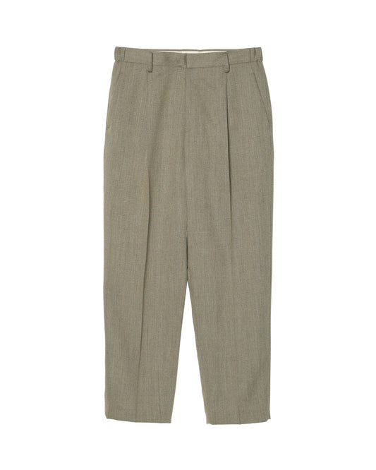 ONE-TUCK STRAIGHT TROUSERS