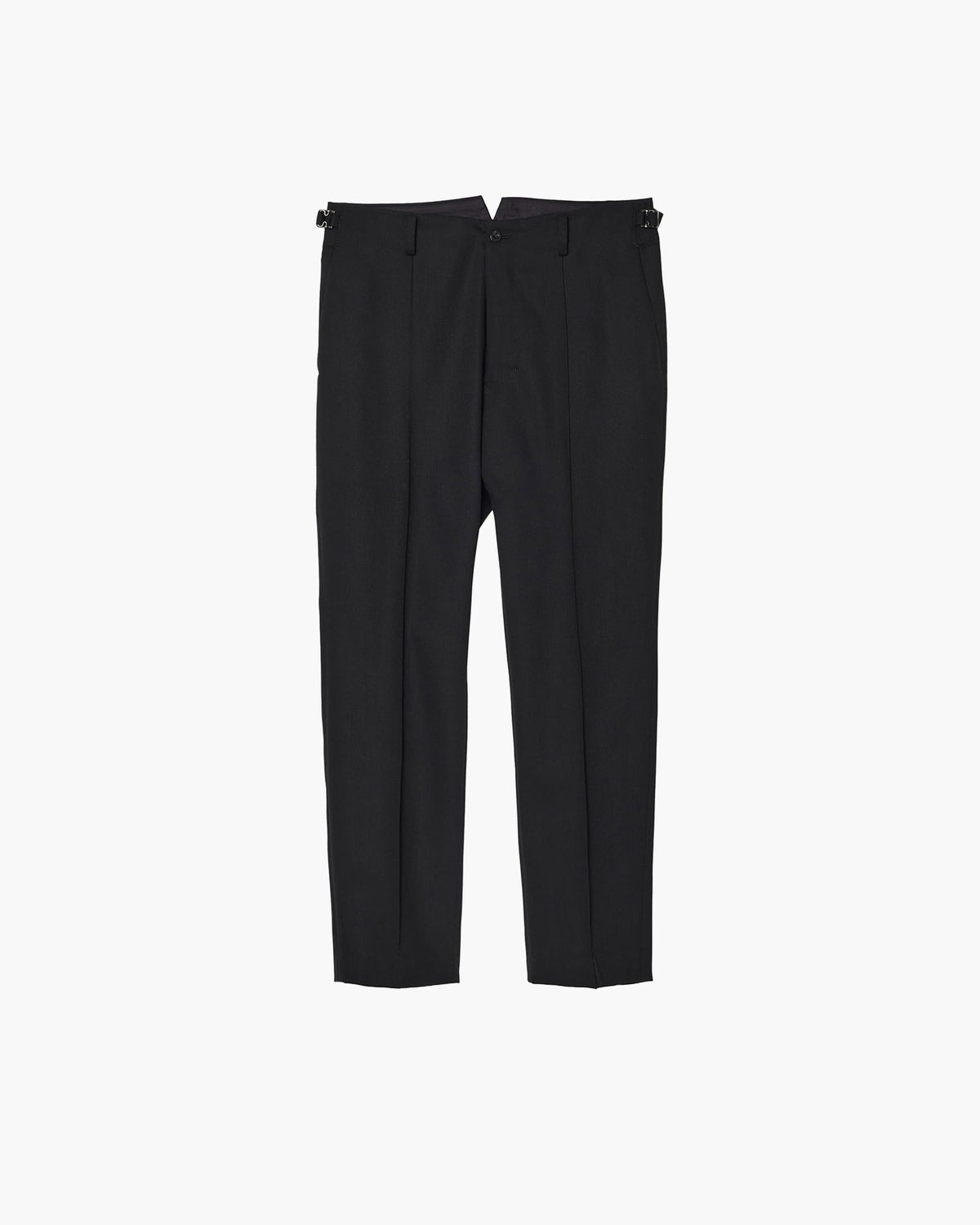 NO-TUCK SLIM TROUSERS