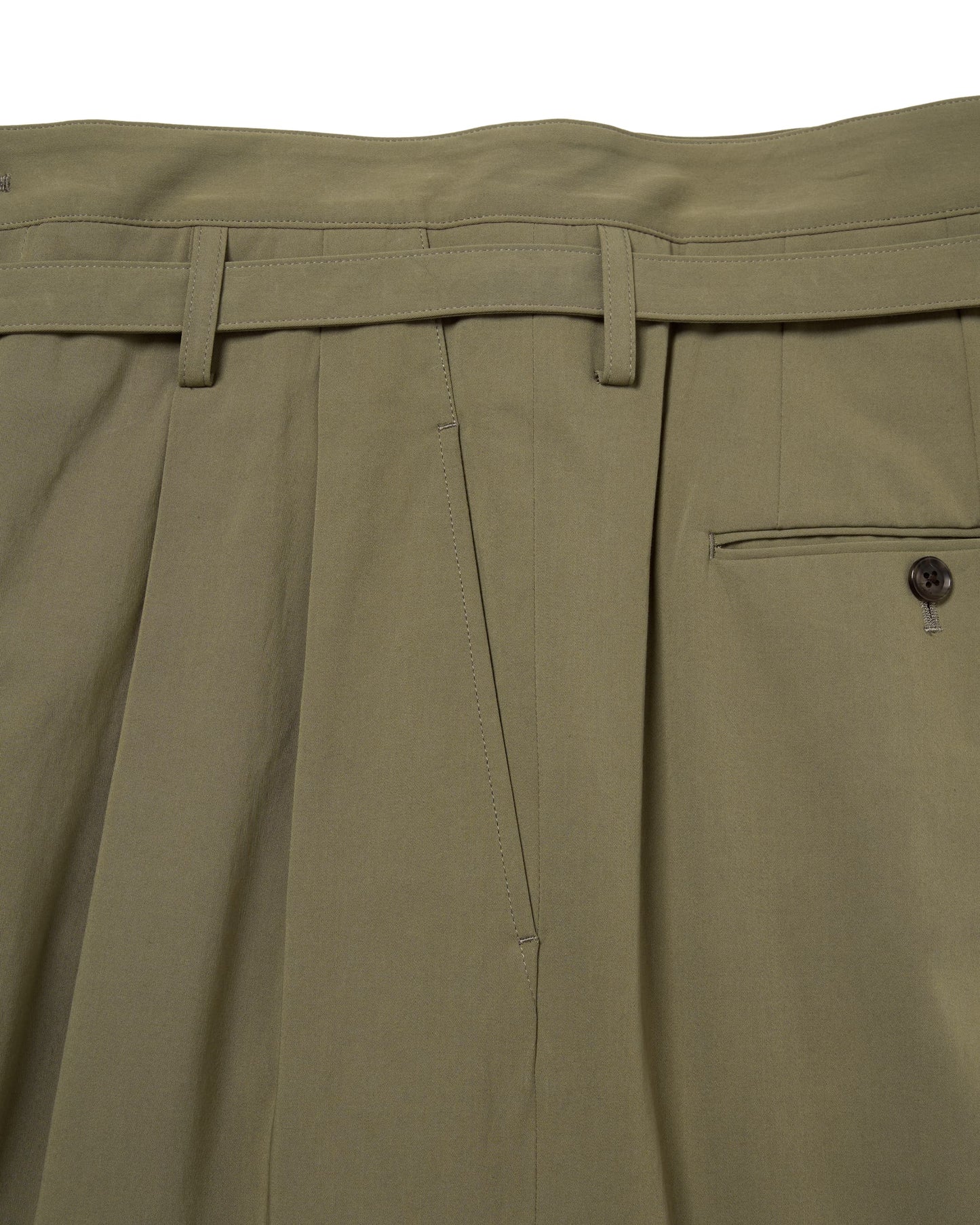 BELTED HIGH-WAIST BAGGY PANTS