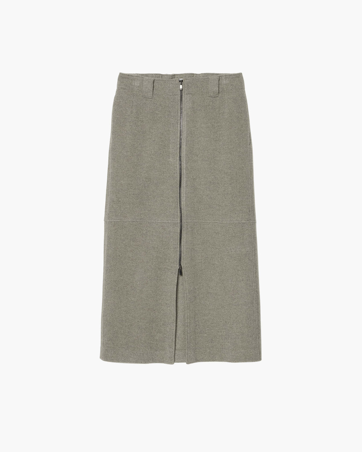 ZIP-UP STRAIGHT SKIRT