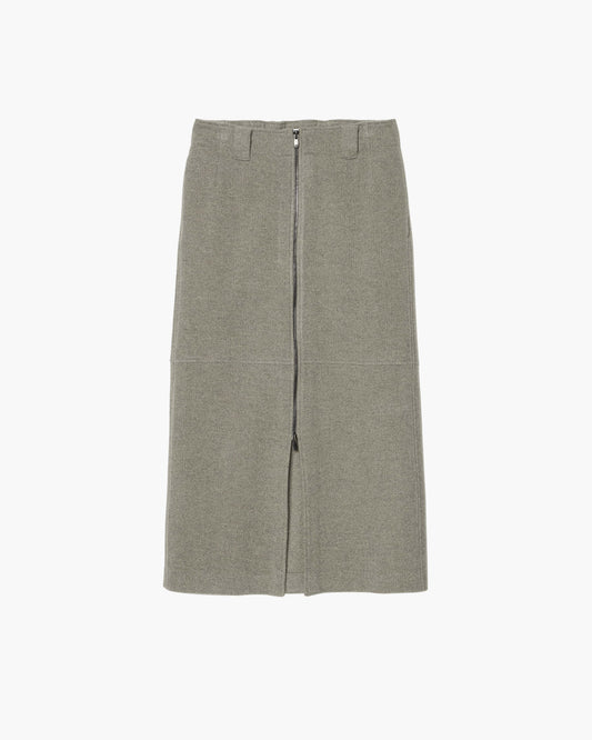 ZIP-UP STRAIGHT SKIRT