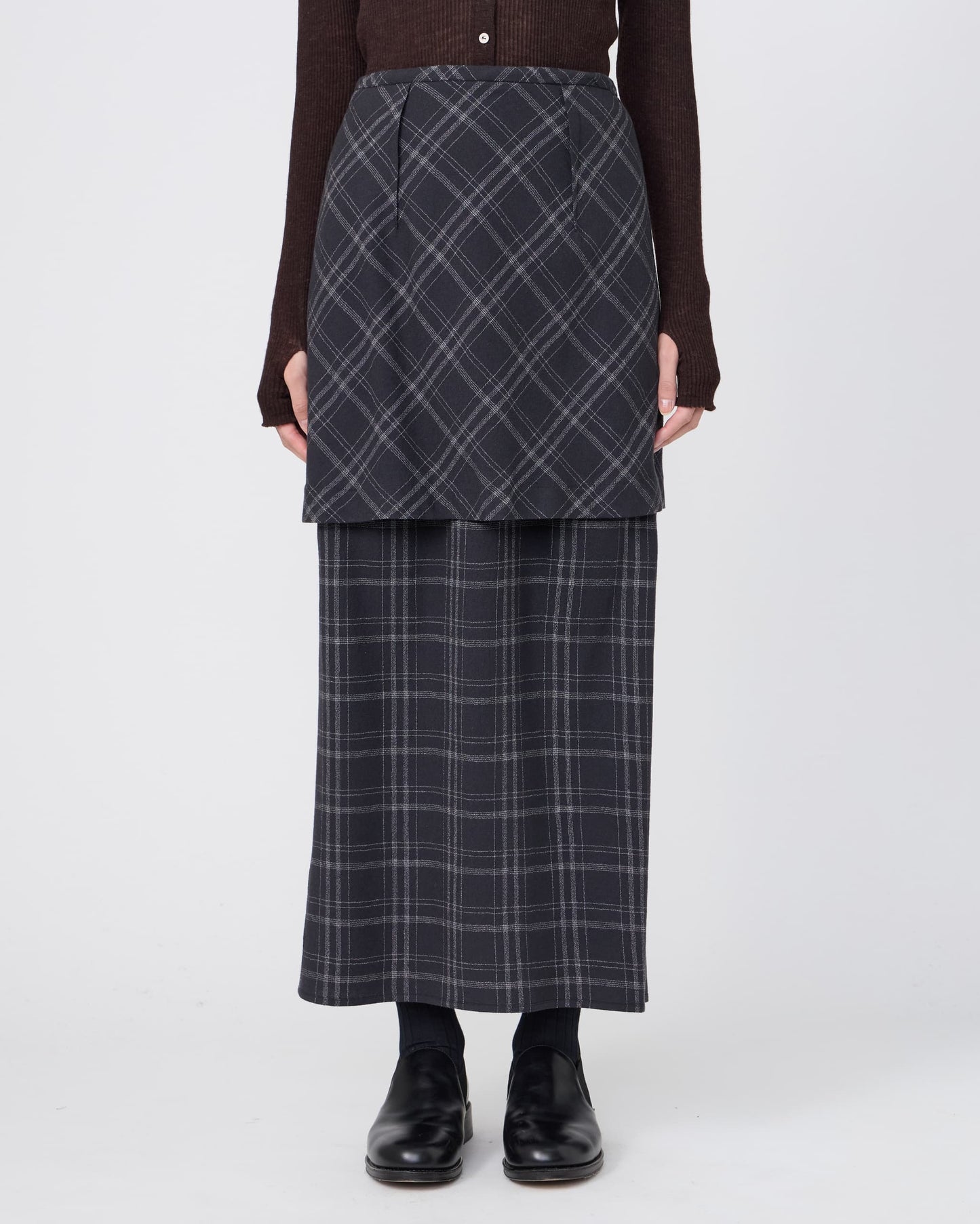 REVERSIBLE STRAIGHT SKIRT