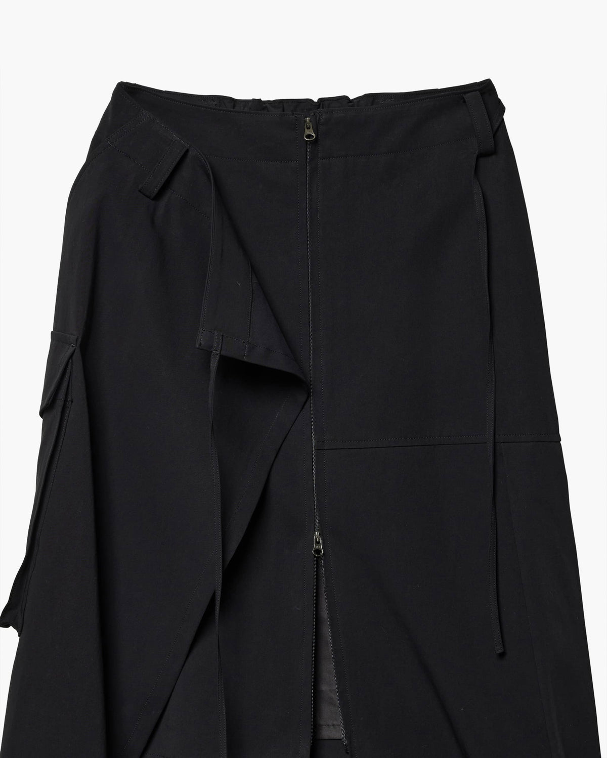 LAYERED WRAP-SKIRT