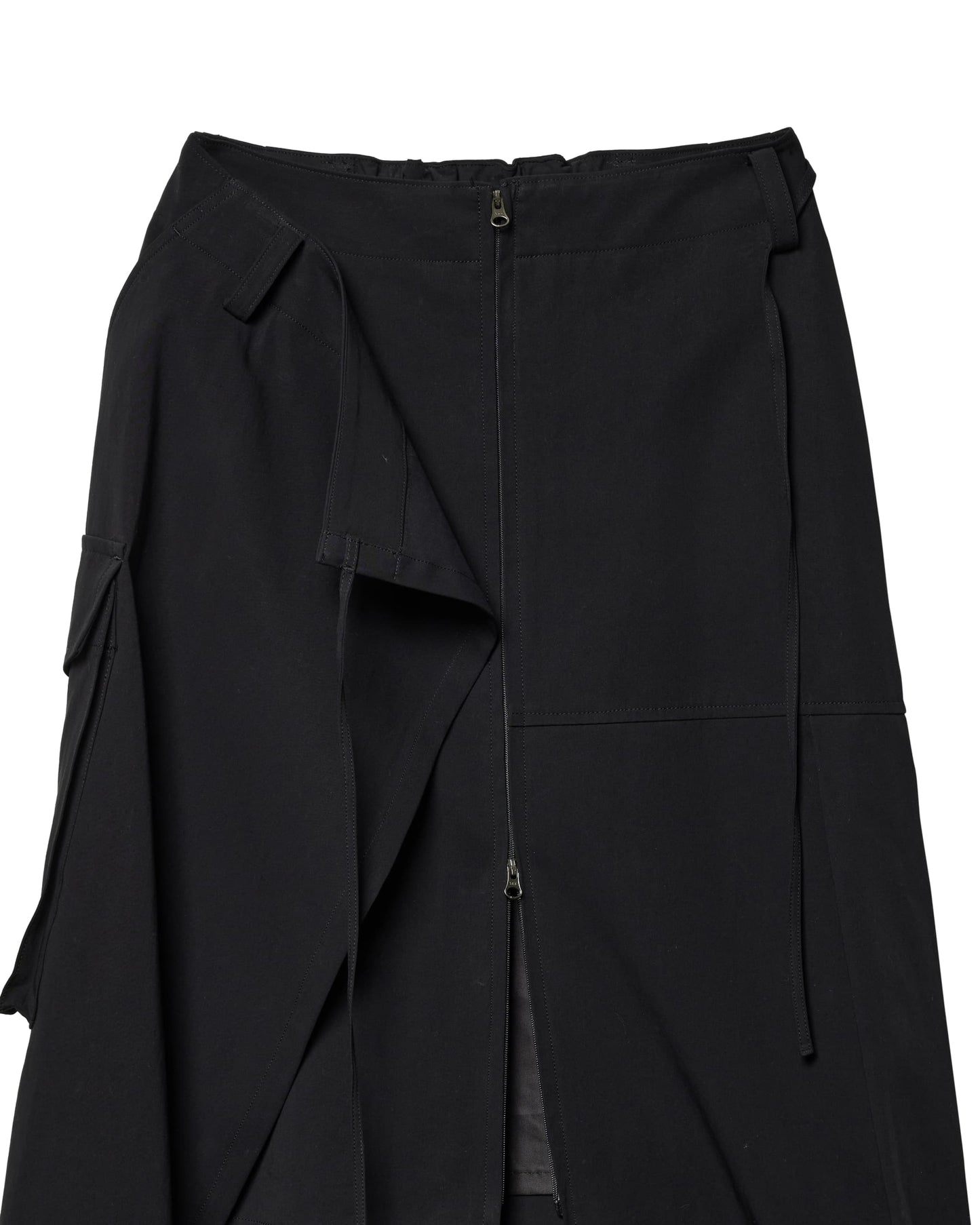 LAYERED WRAP-SKIRT