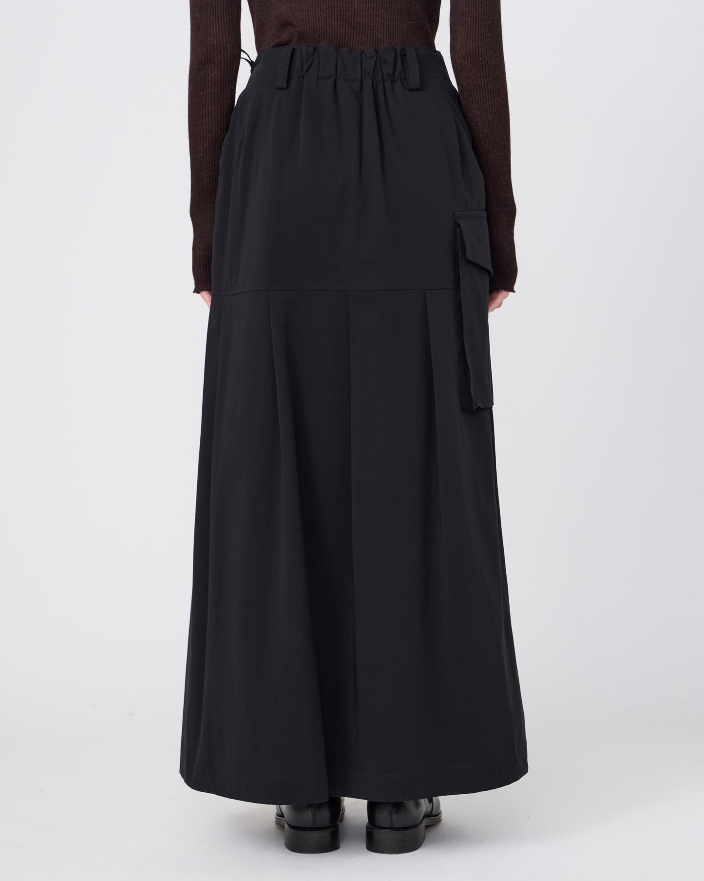 LAYERED WRAP-SKIRT