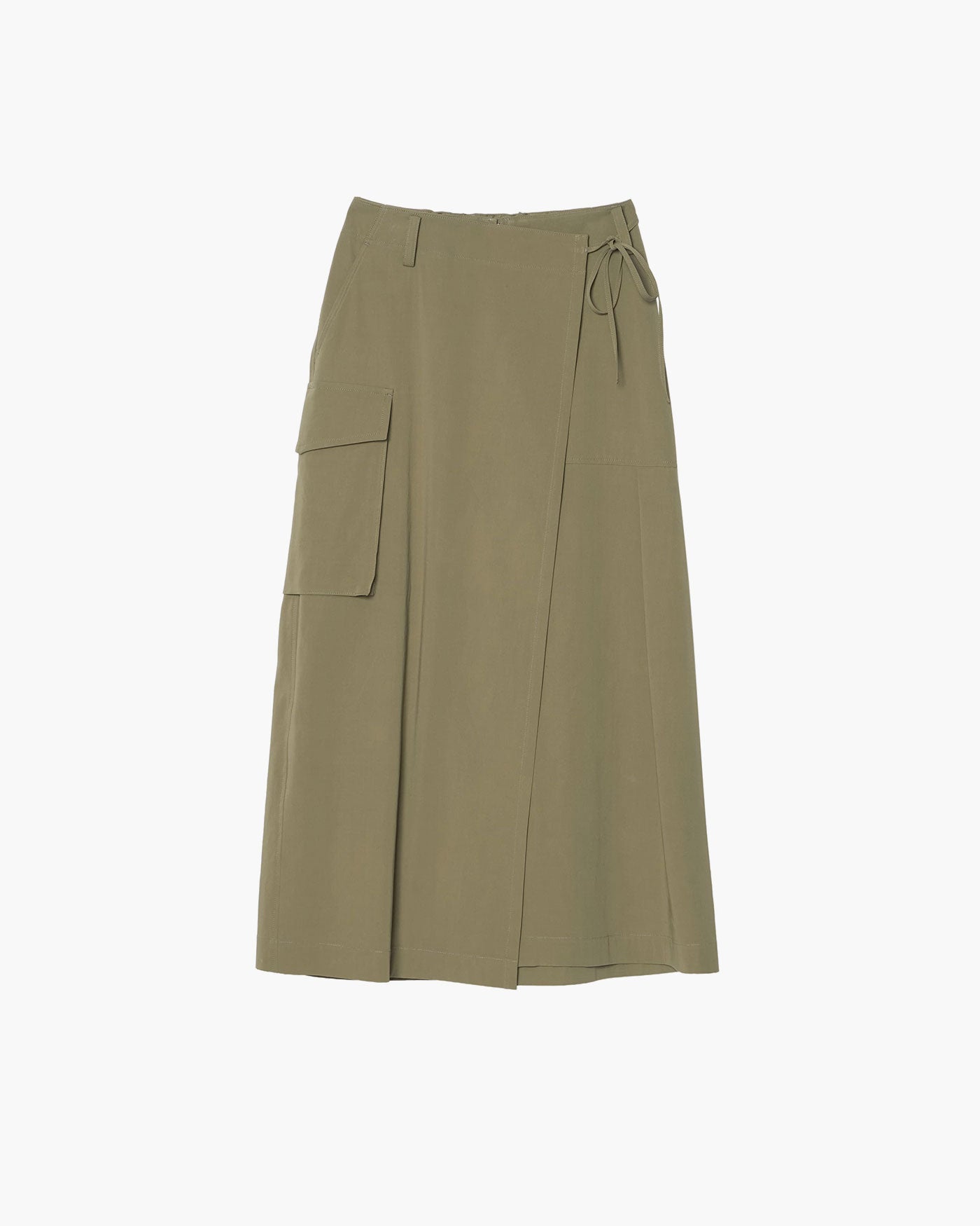 LAYERED WRAP-SKIRT