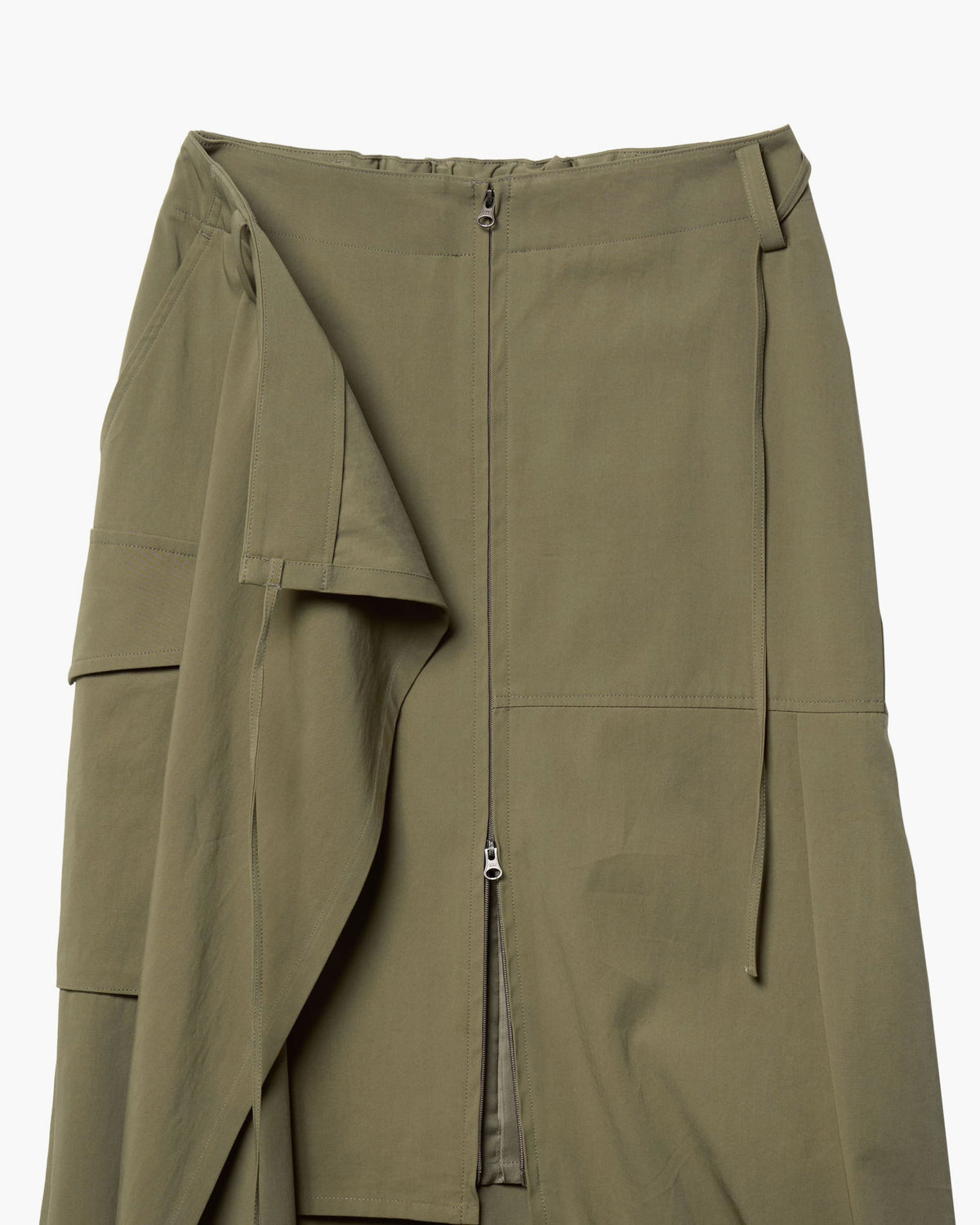 LAYERED WRAP-SKIRT