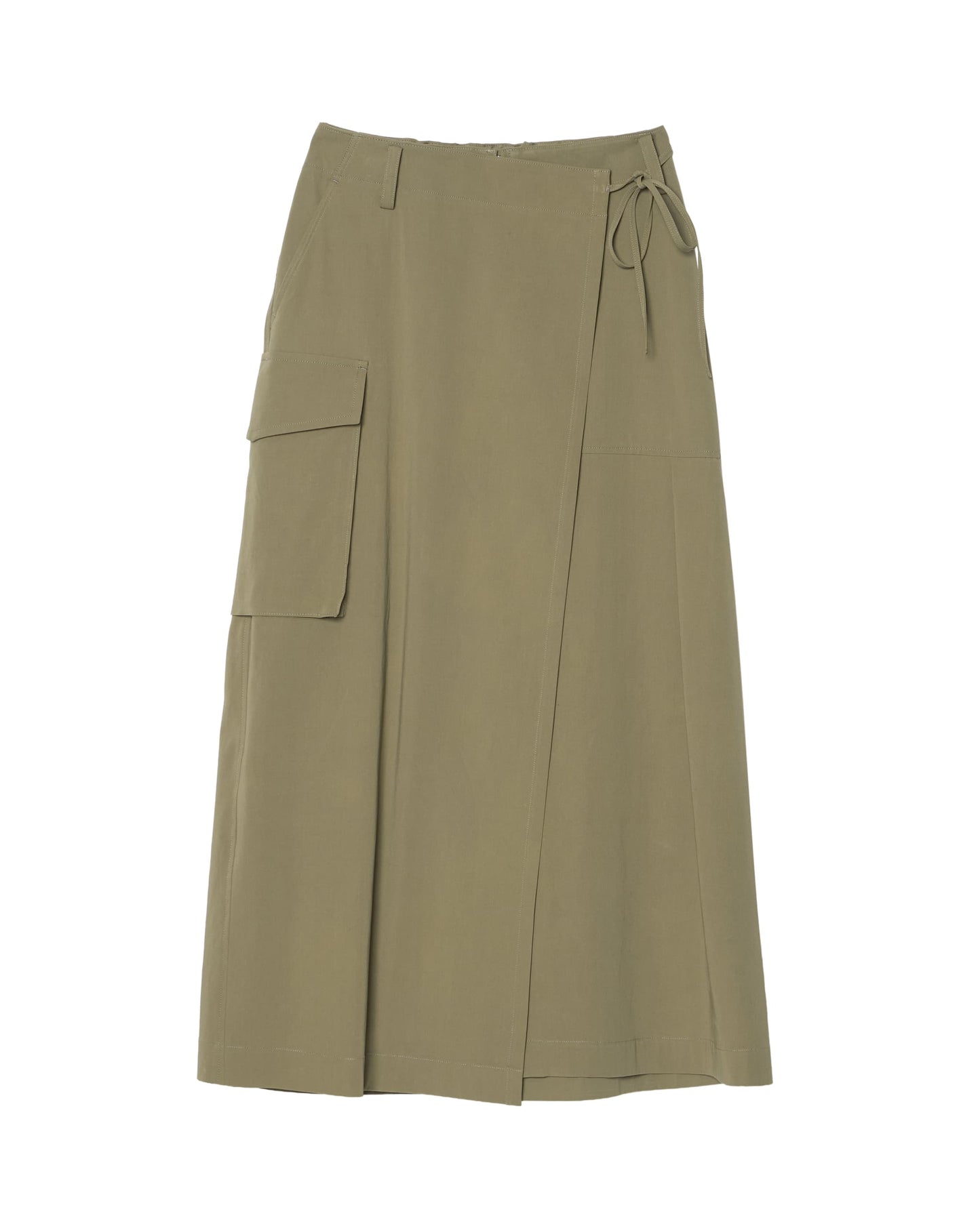 LAYERED WRAP-SKIRT
