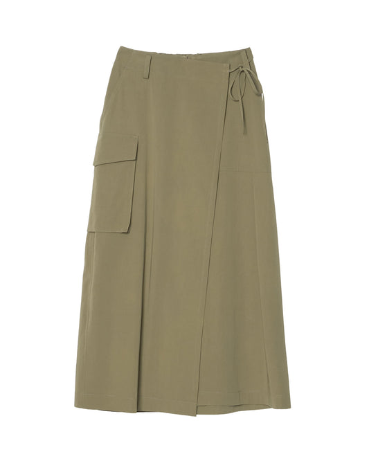LAYERED WRAP-SKIRT
