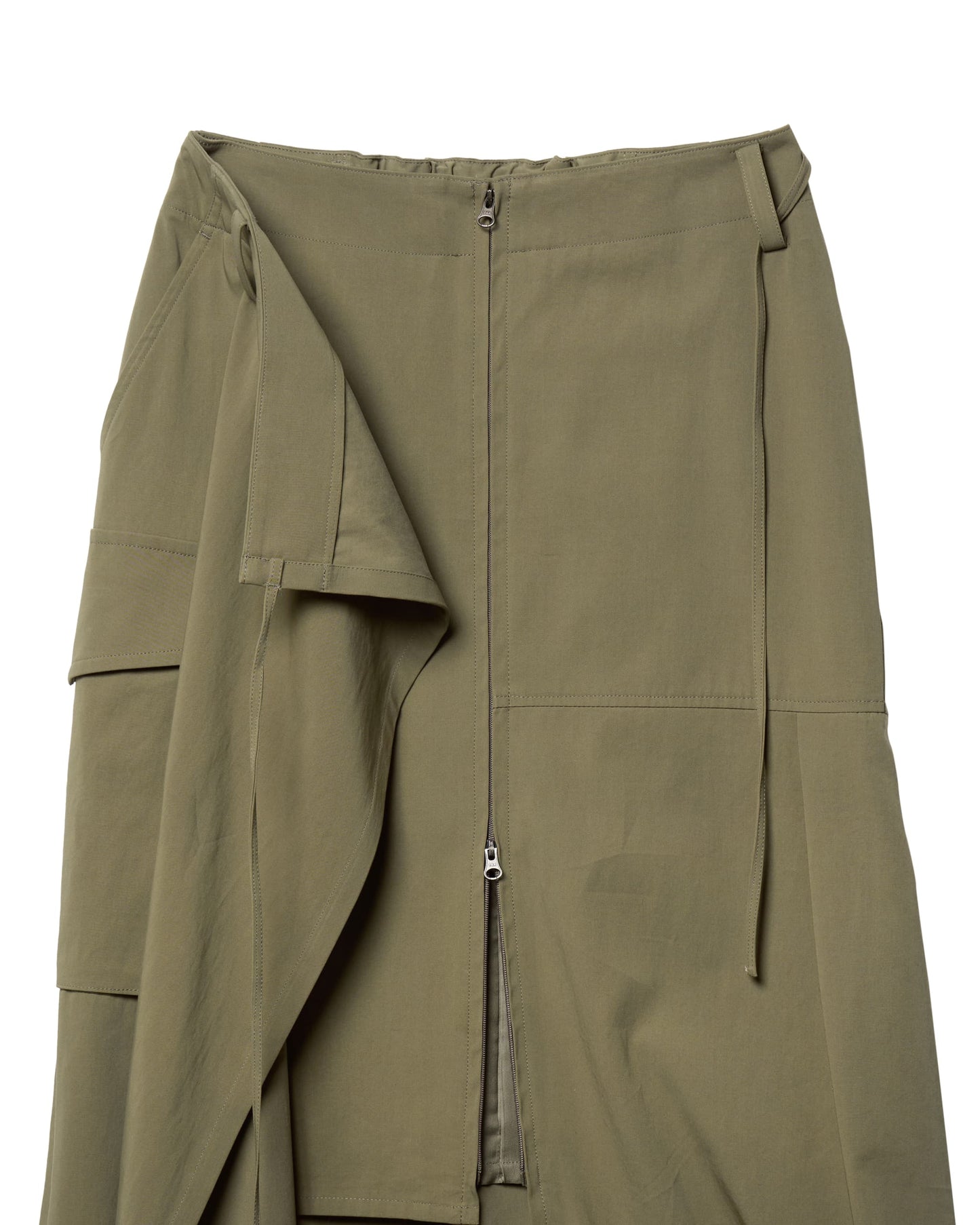 LAYERED WRAP-SKIRT