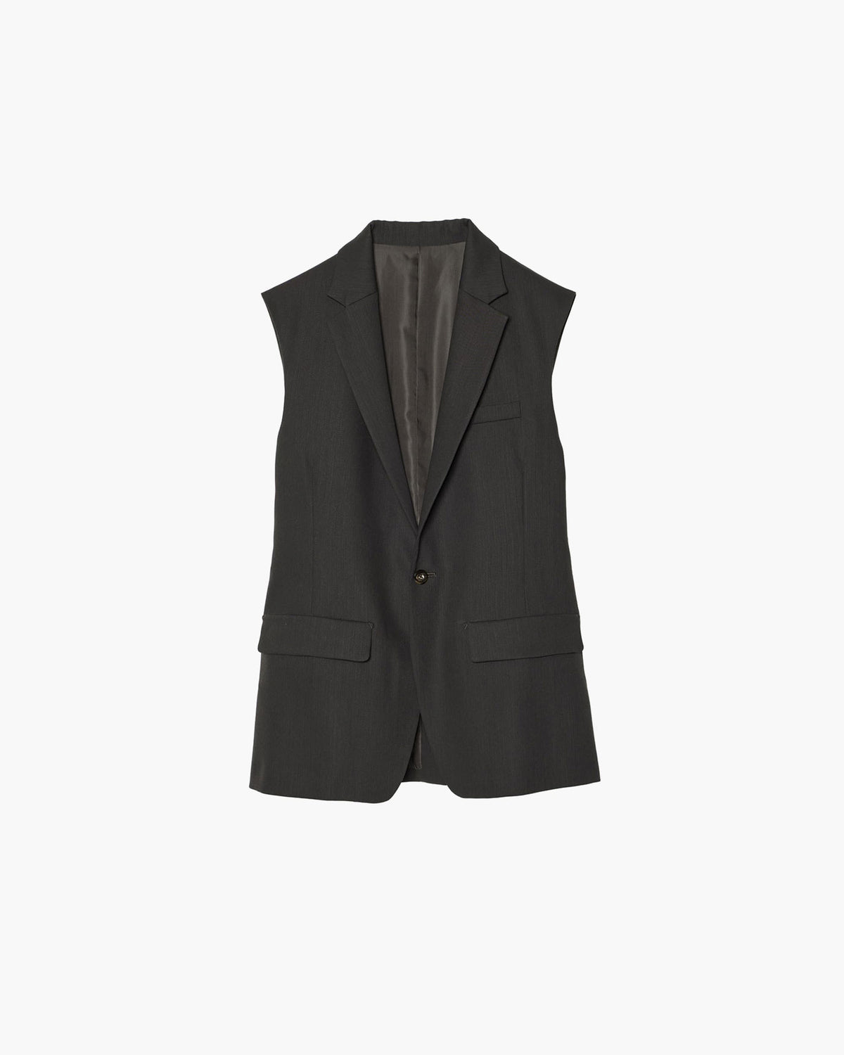 NOTCHED LAPEL JILET