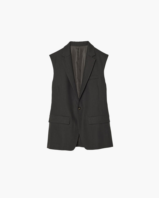 NOTCHED LAPEL JILET