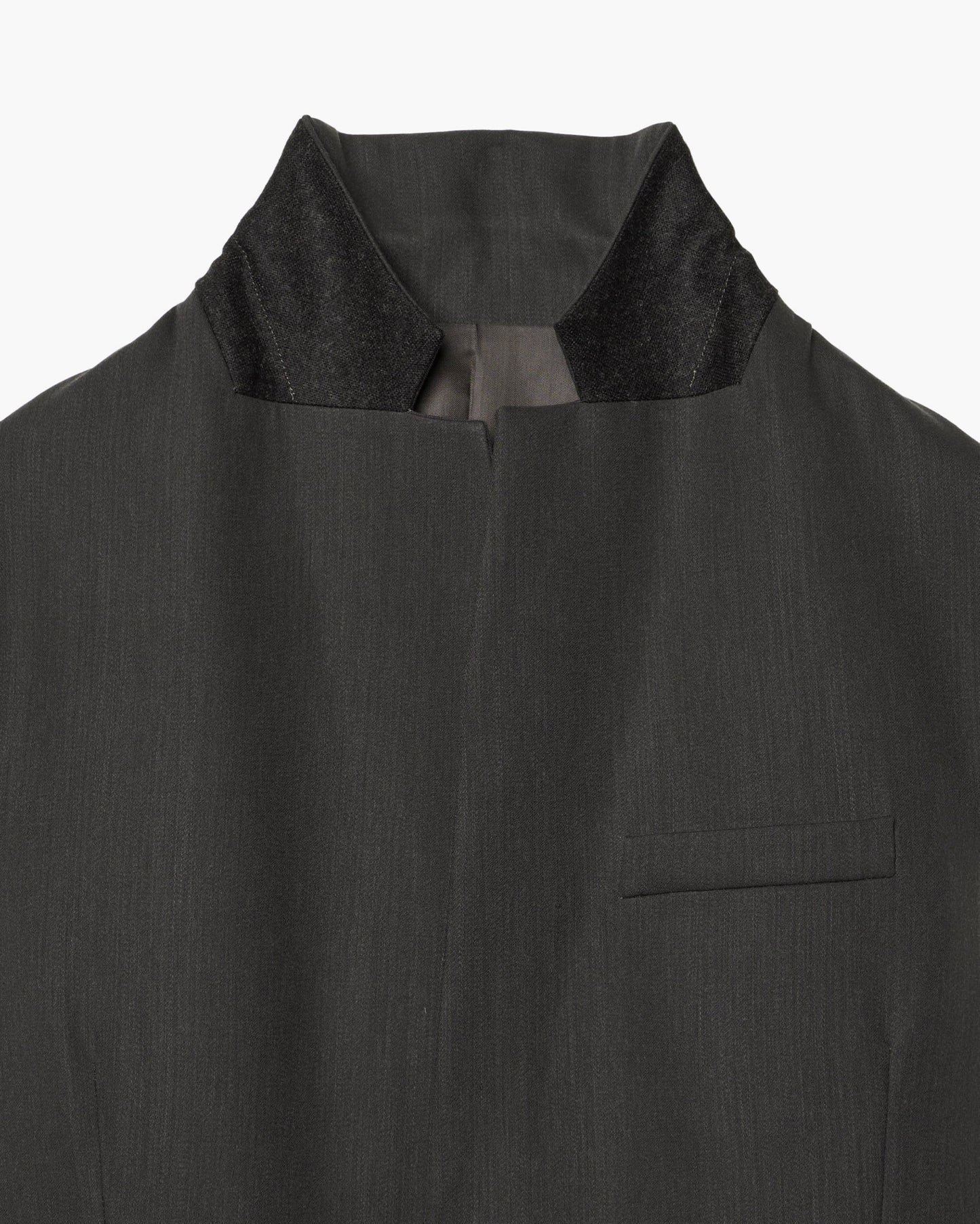 NOTCHED LAPEL JILET