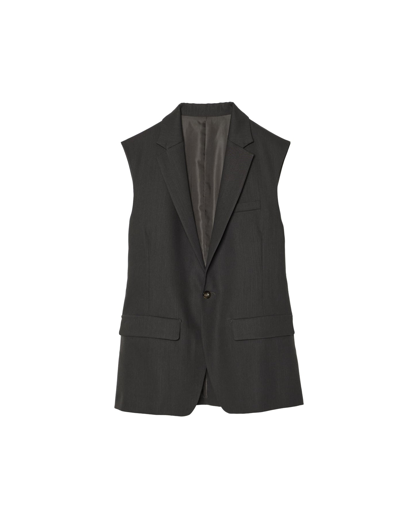 NOTCHED LAPEL JILET