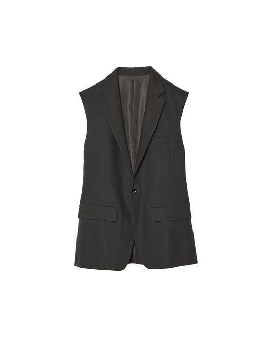 NOTCHED LAPEL JILET