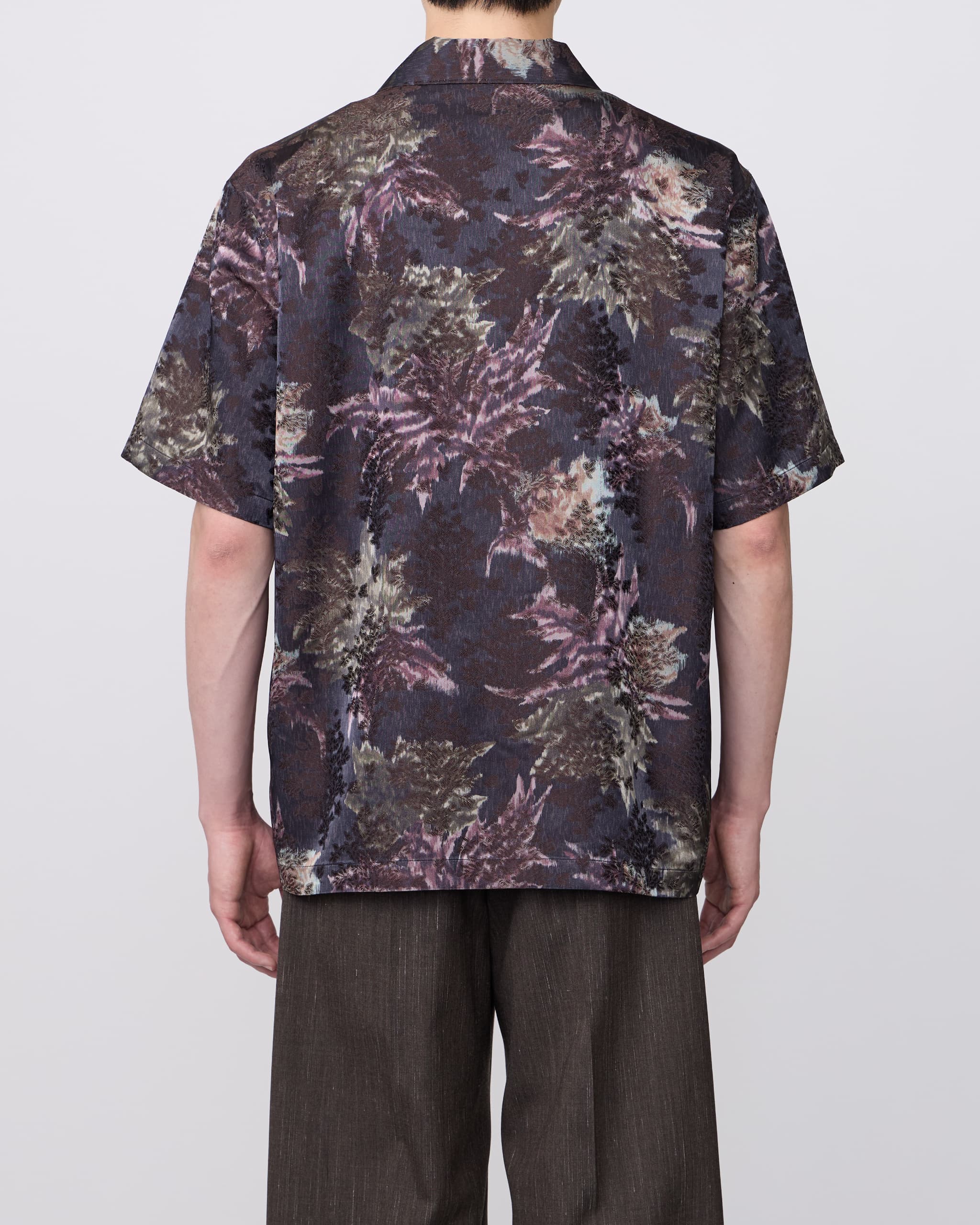 OPEN COLLAR SHORT-SLEEVED SHIRT – IRENISA