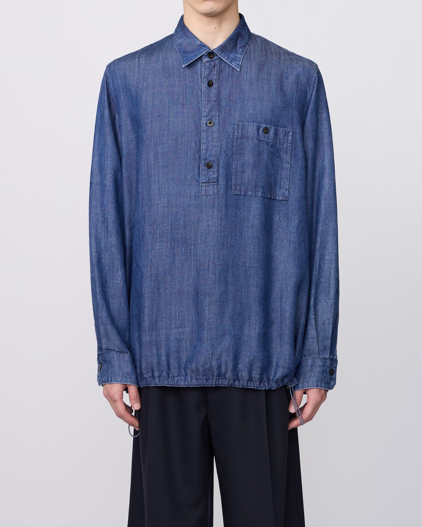 EXTENDED YOKE PULLOVER SHIRT