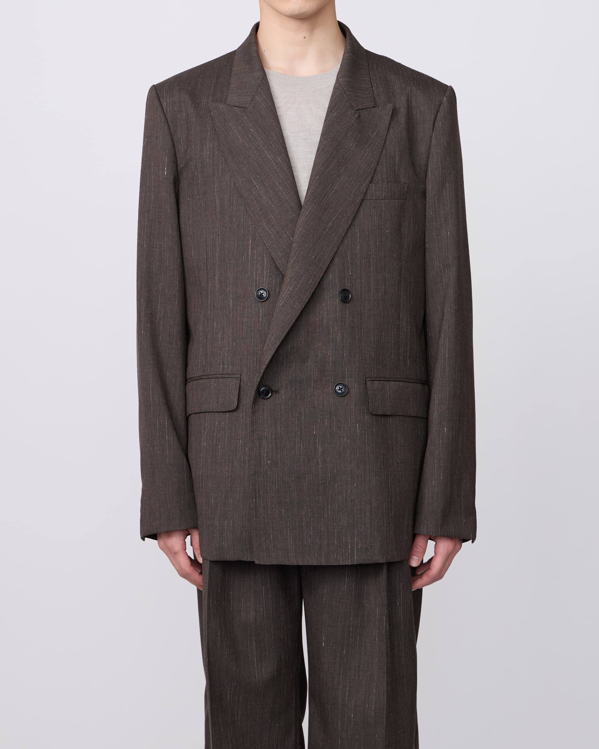 DOUBLE BREASTED TAILORED JACKET – IRENISA