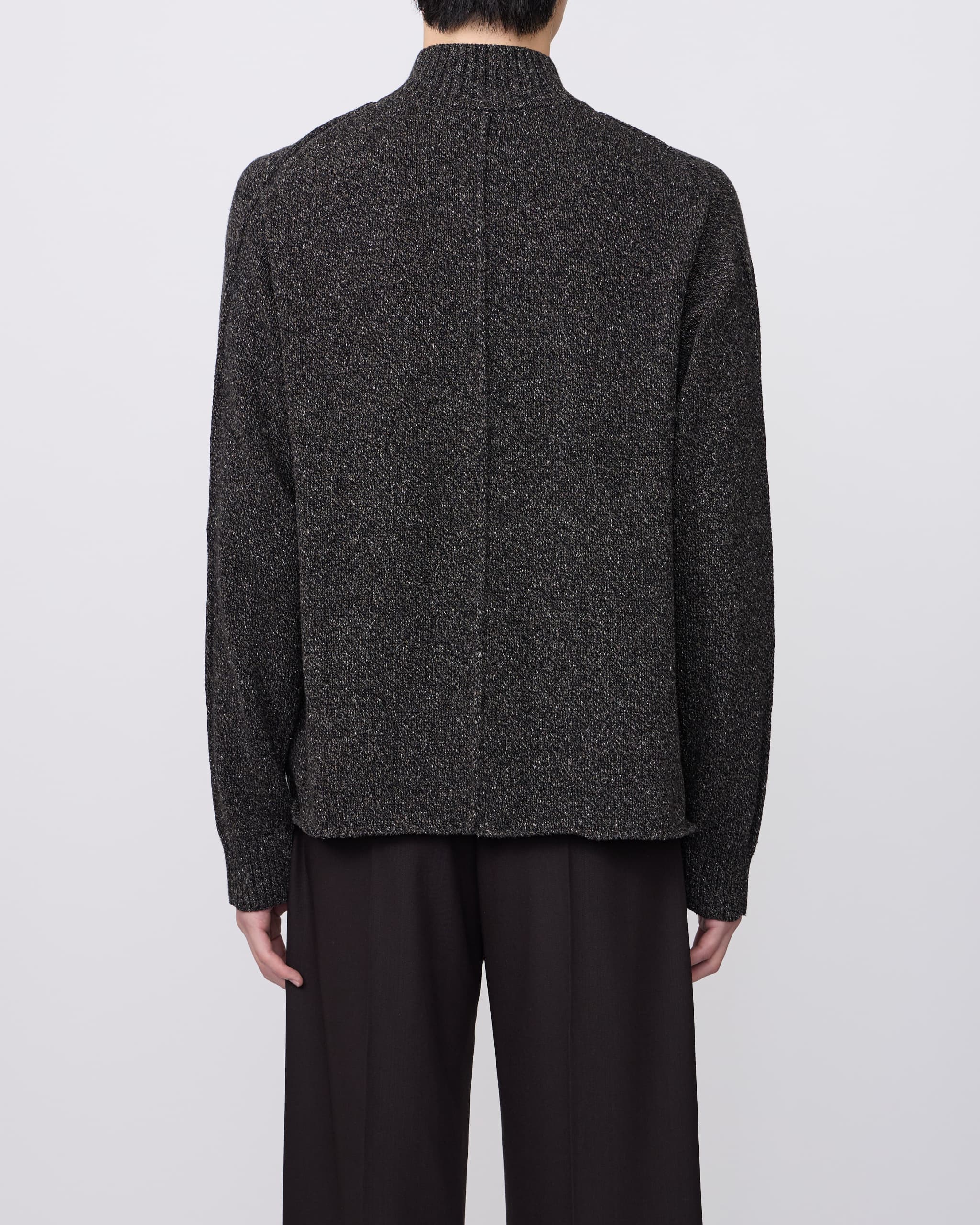 BOTTLE-NECK KNIT PULLOVER – IRENISA