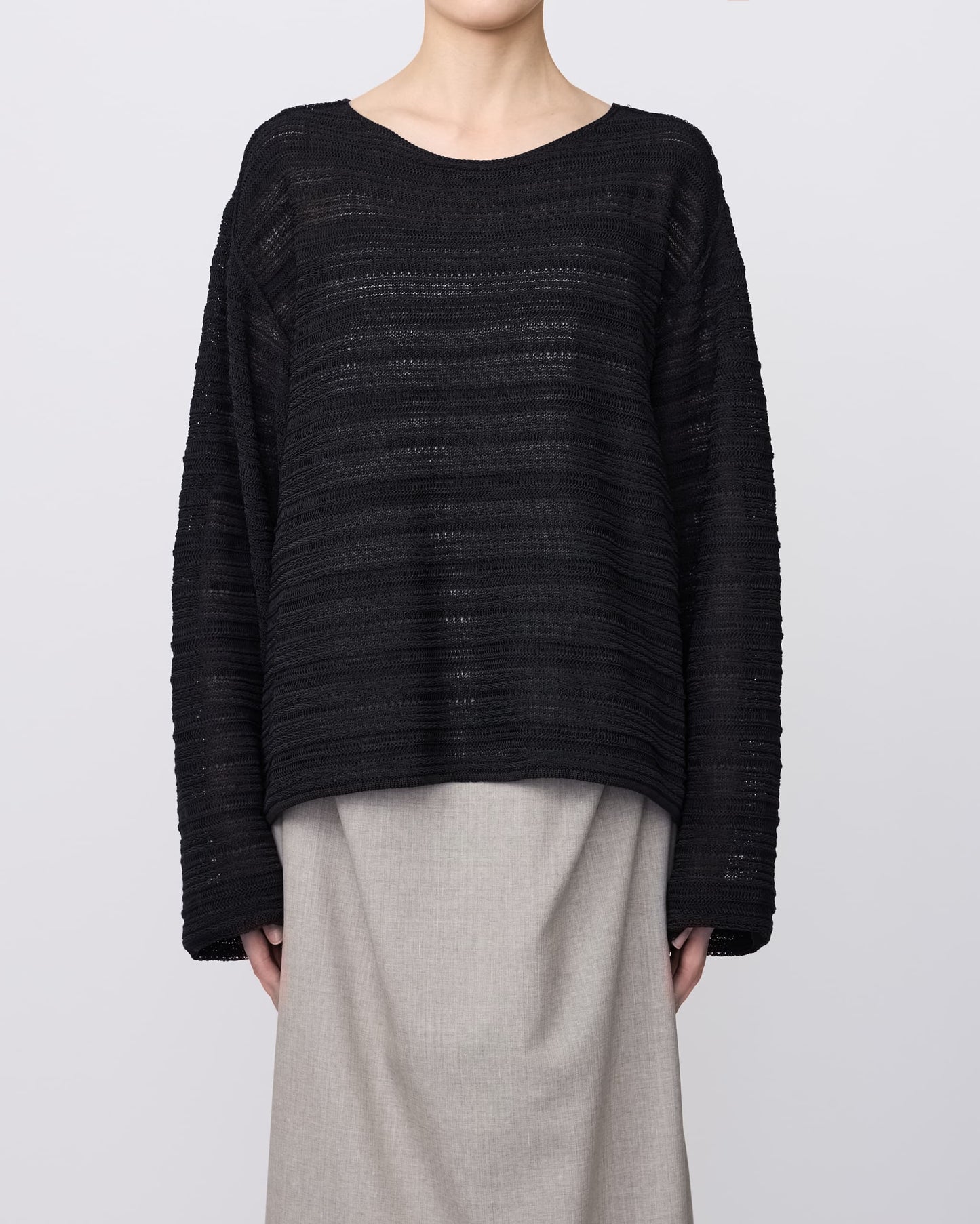 LACE KNITTING PULLOVER