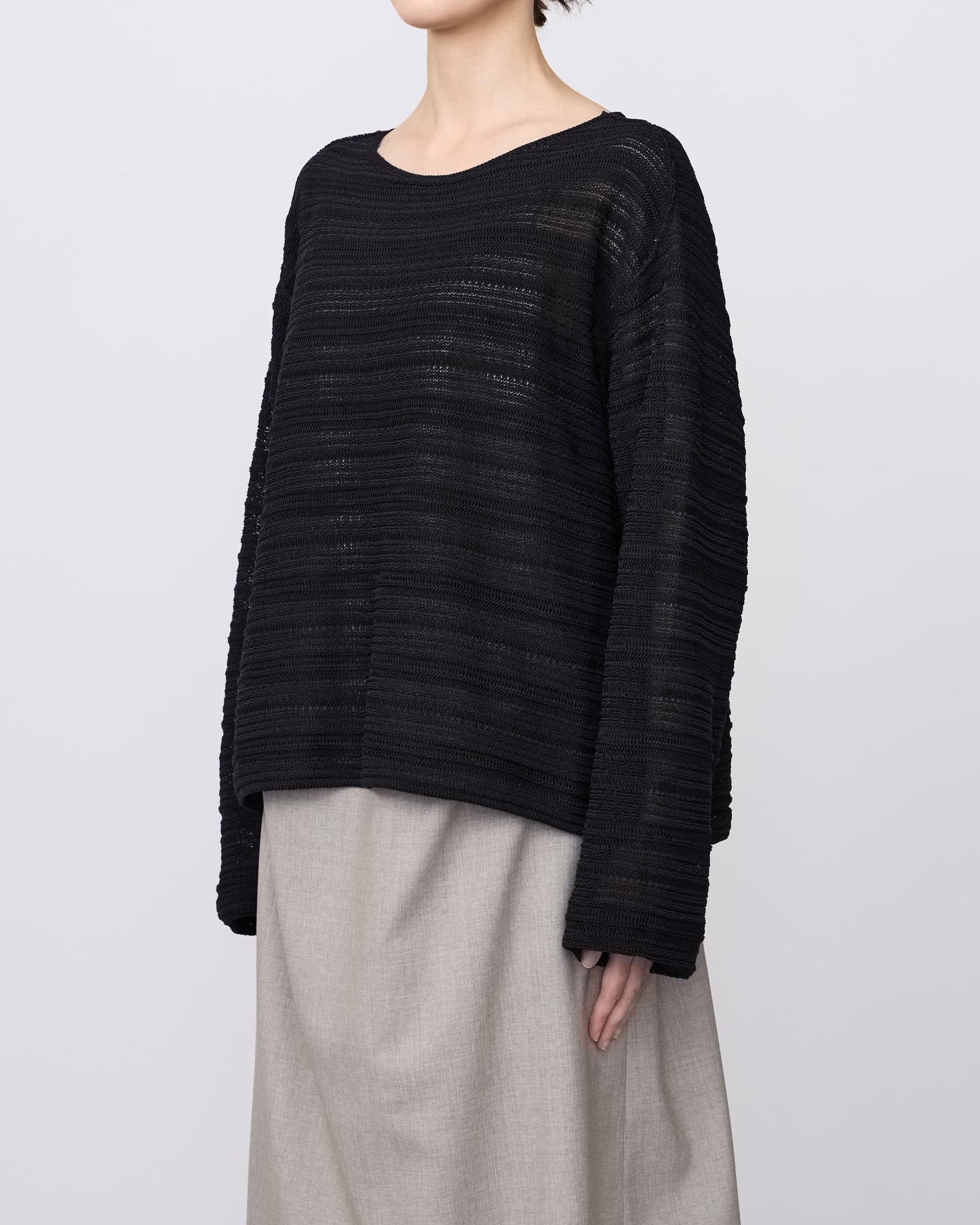 LACE KNITTING PULLOVER