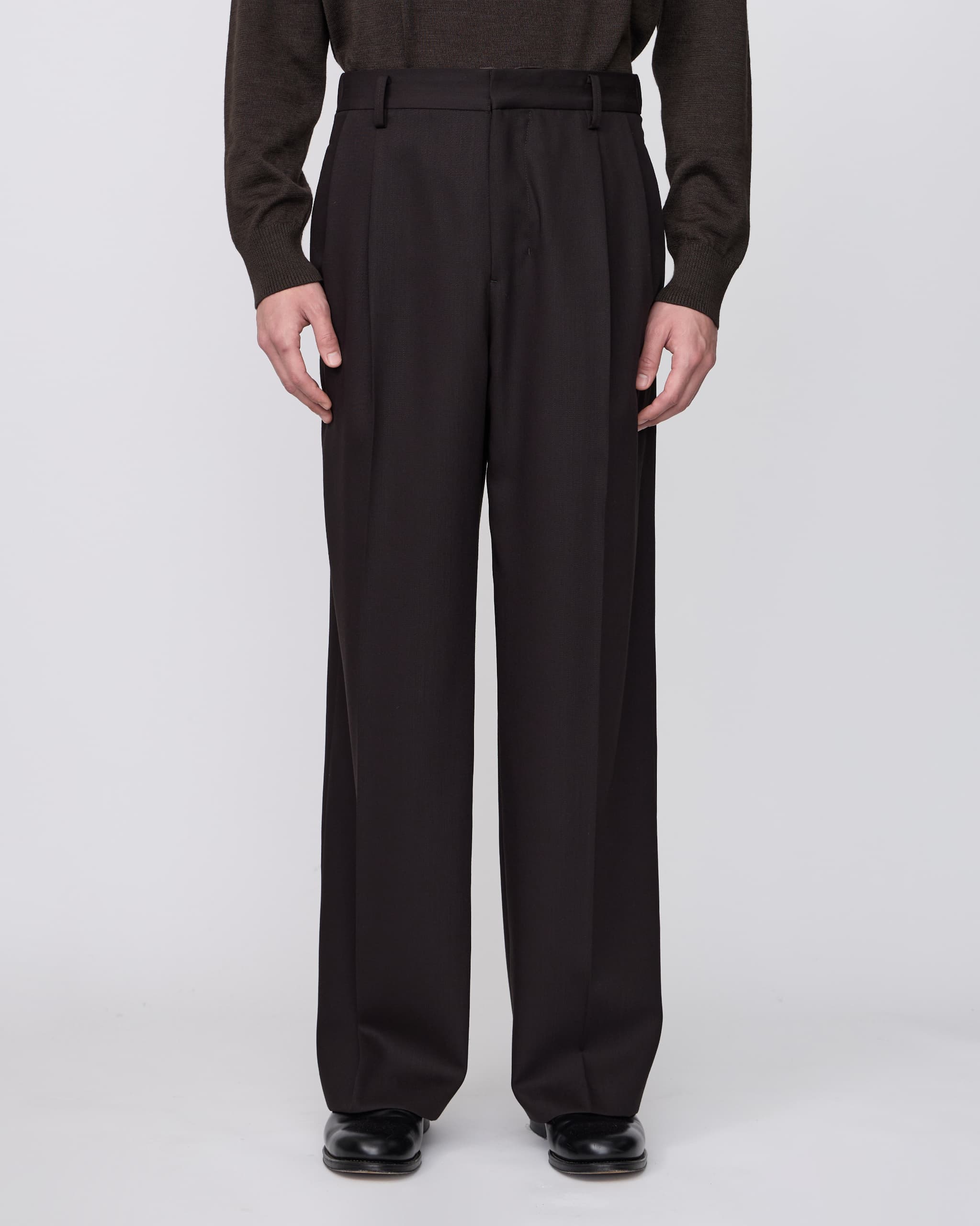 TWO TUCKS WIDE TROUSERS – IRENISA