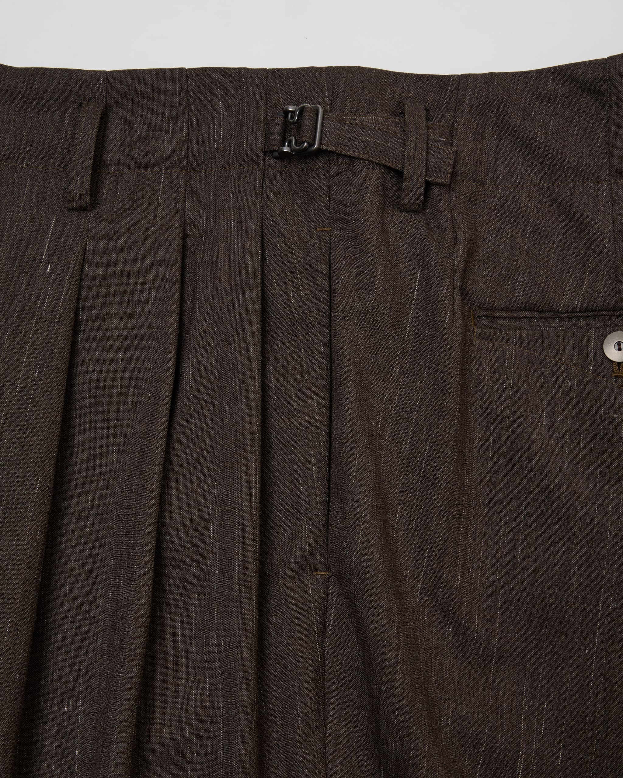 THREE TUCKS TAPERED PANTS – IRENISA