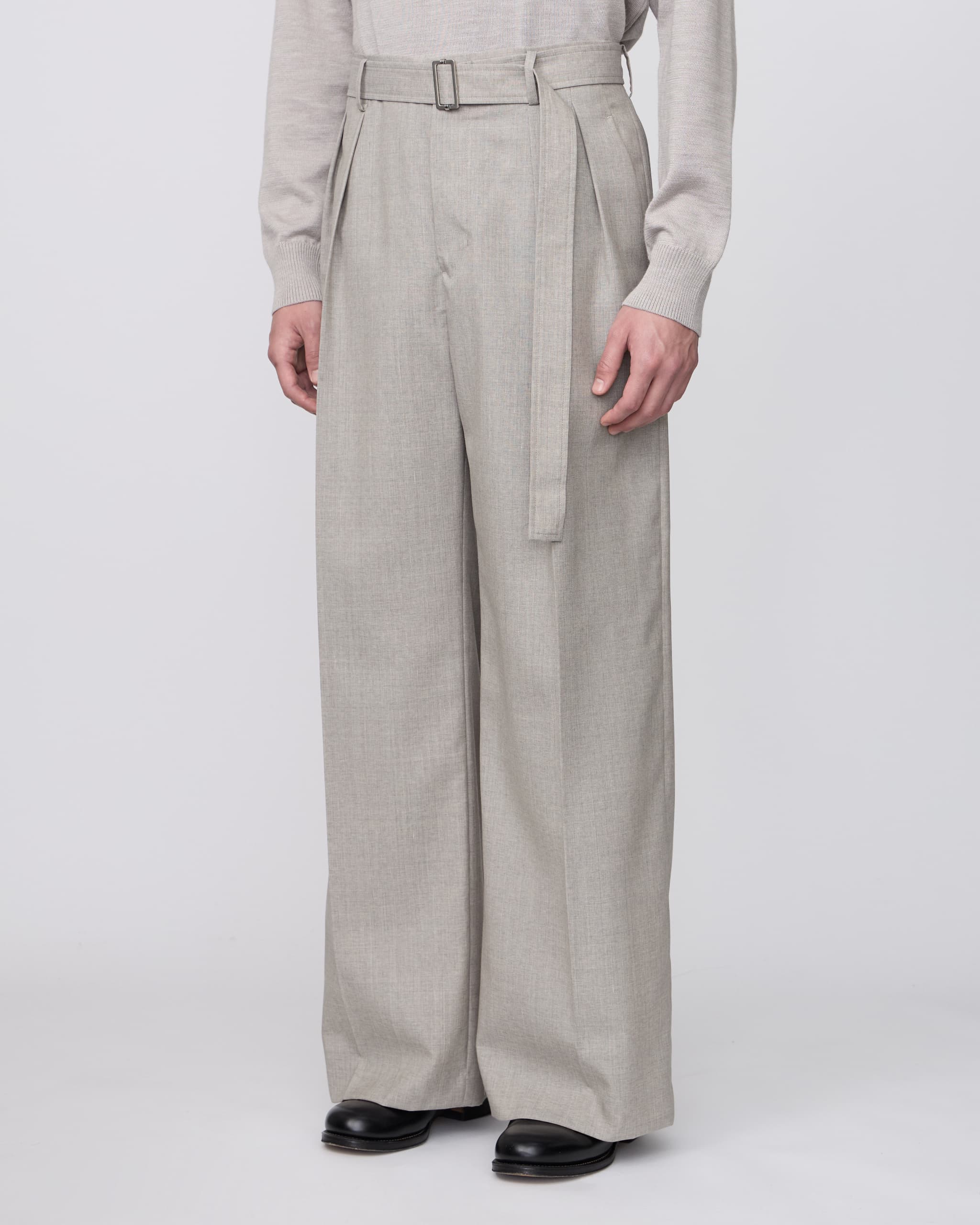 BELTED BUGGY TROUSERS – IRENISA