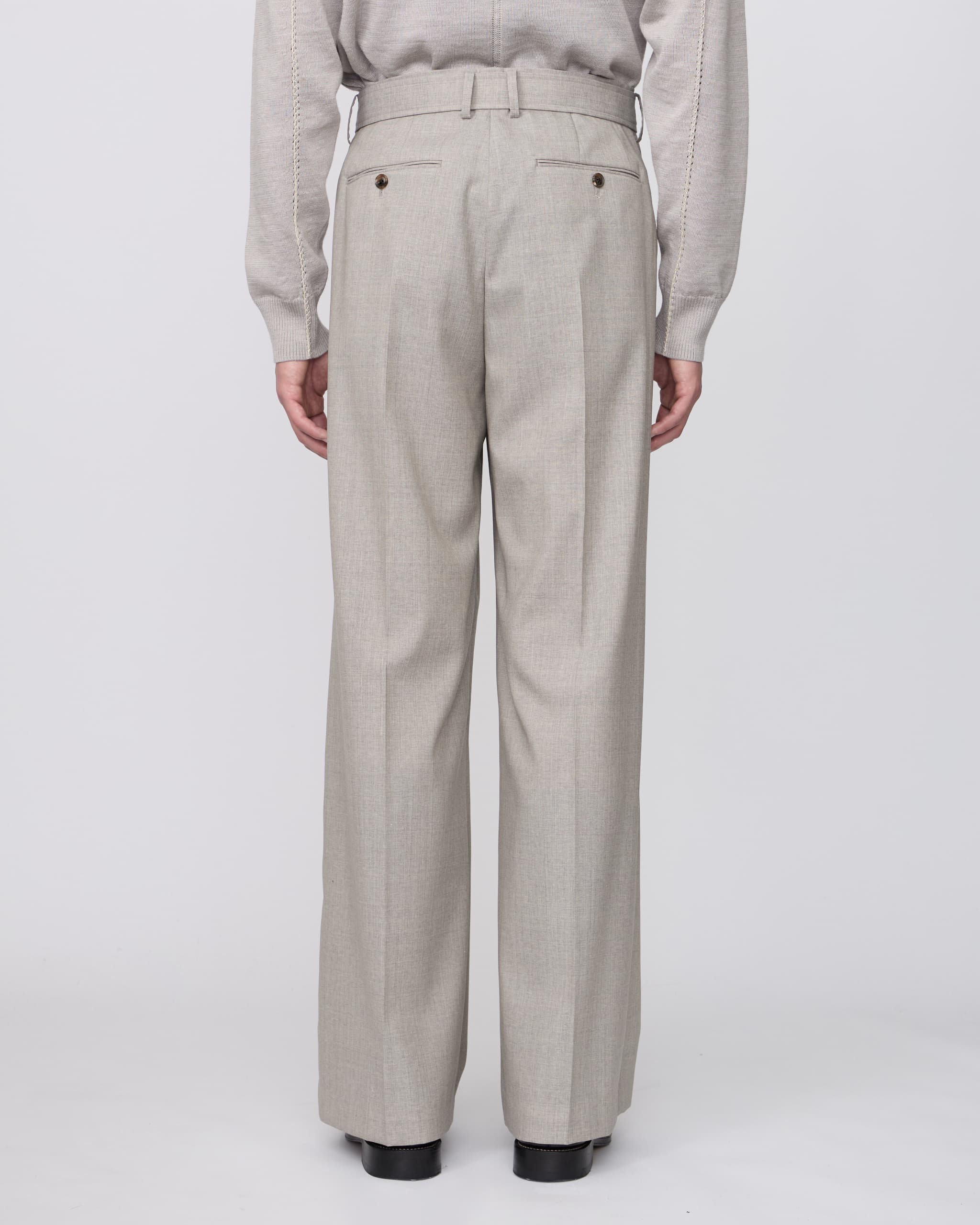 【IRENISA】ベルテッドバギートラウザーズ サイズ2 BELTED BUGGY TROUSERS – IRENISA