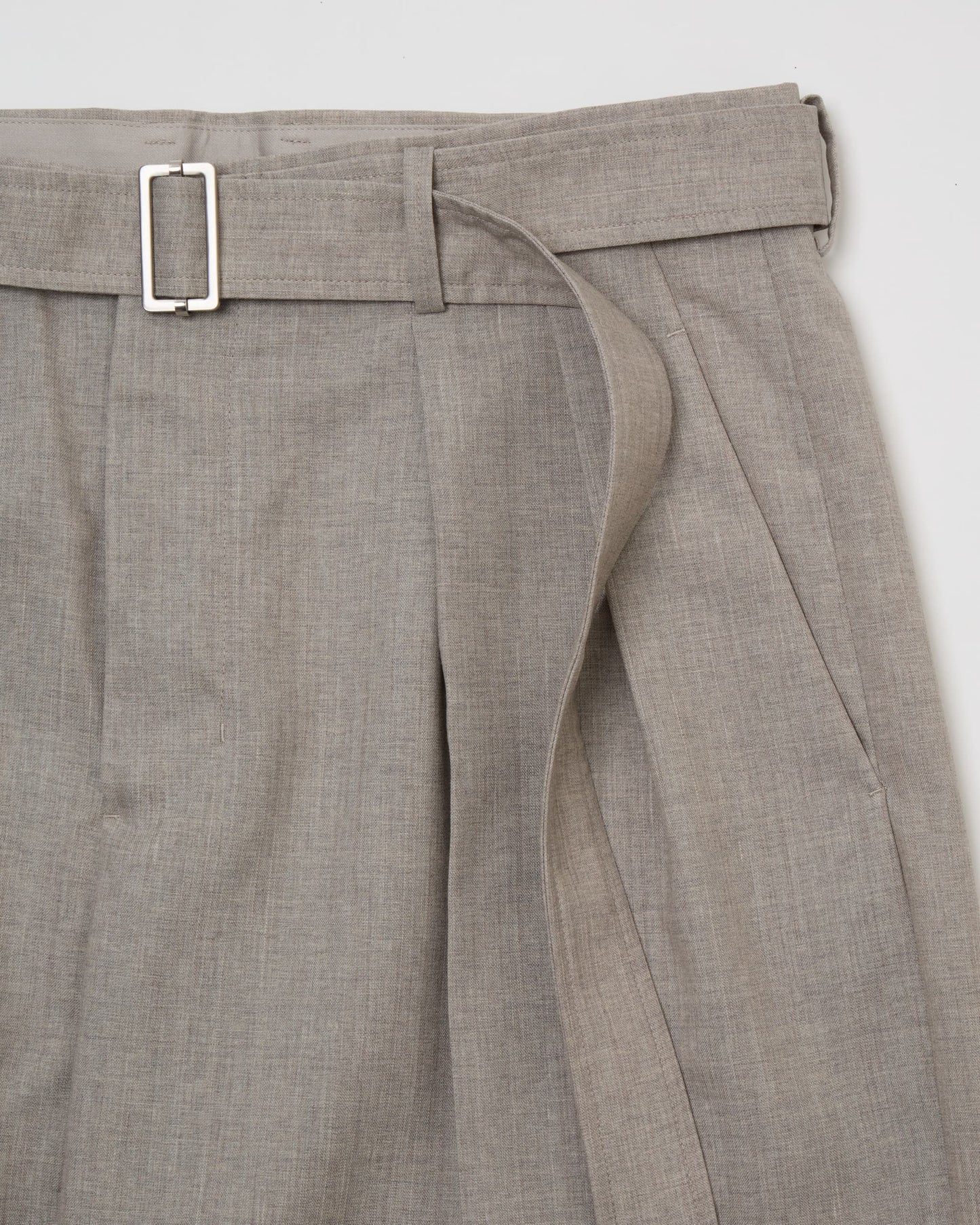 BELTED BUGGY TROUSERS