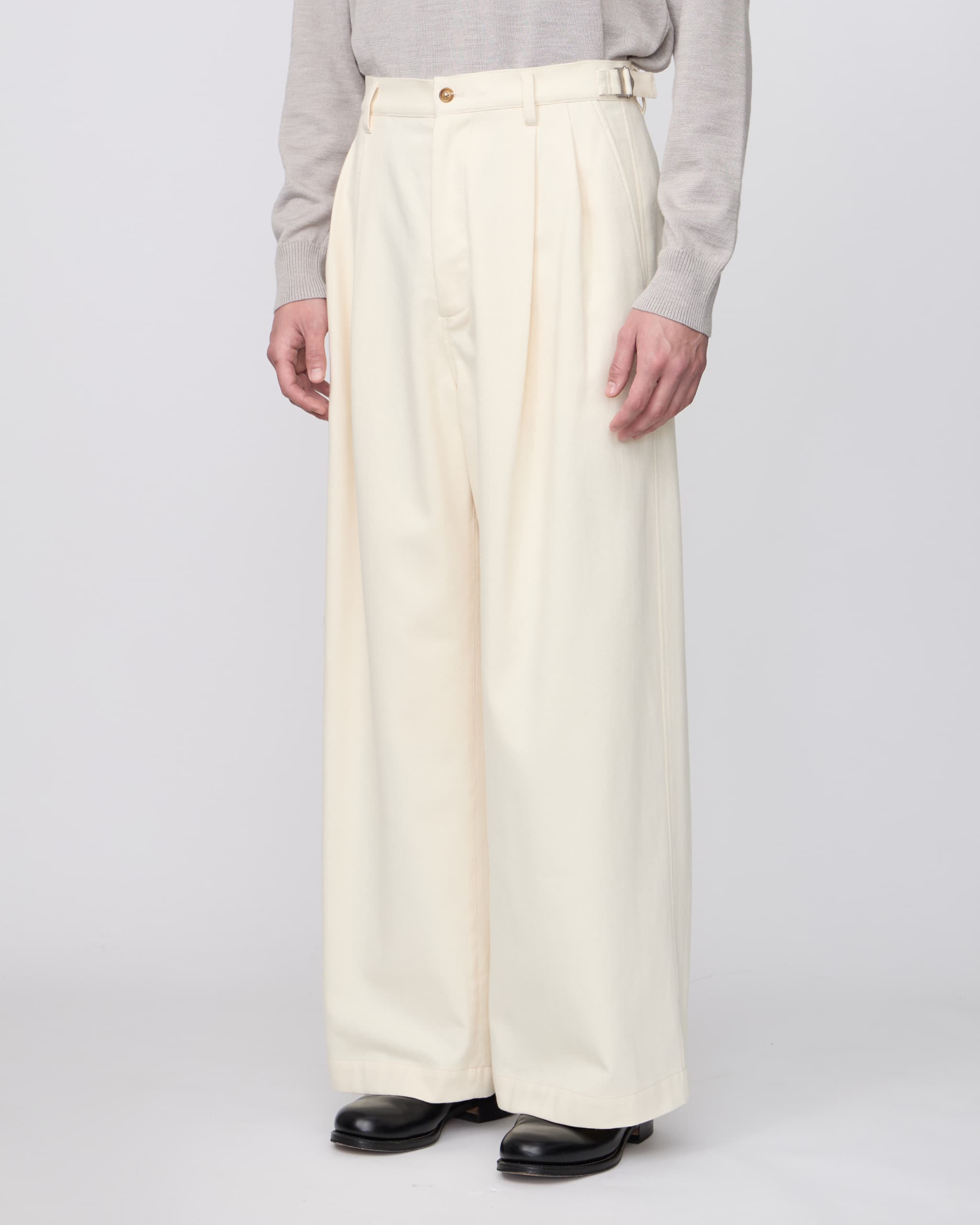 TWO TUCKS BUGGY PANTS – IRENISA