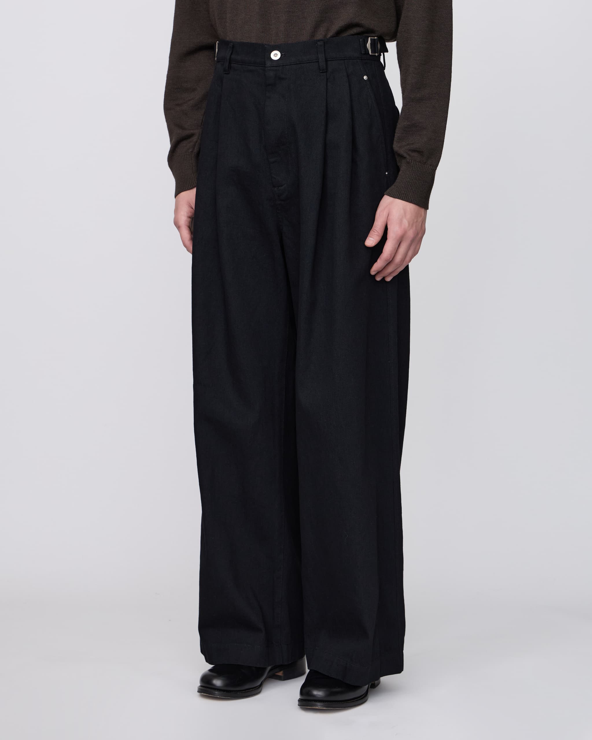 TWO TUCKS BUGGY PANTS – IRENISA