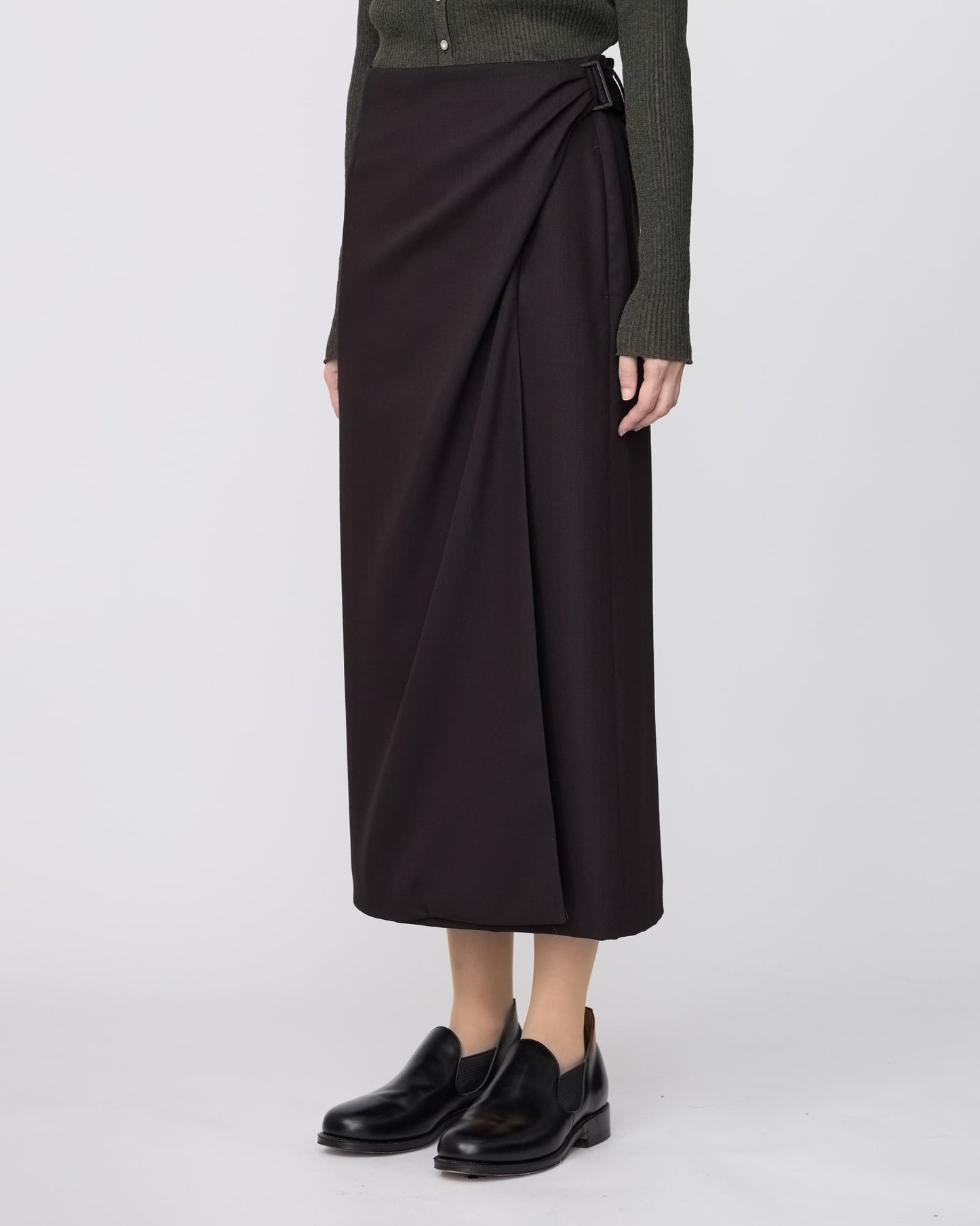 DRAPED WRAP-SKIRT