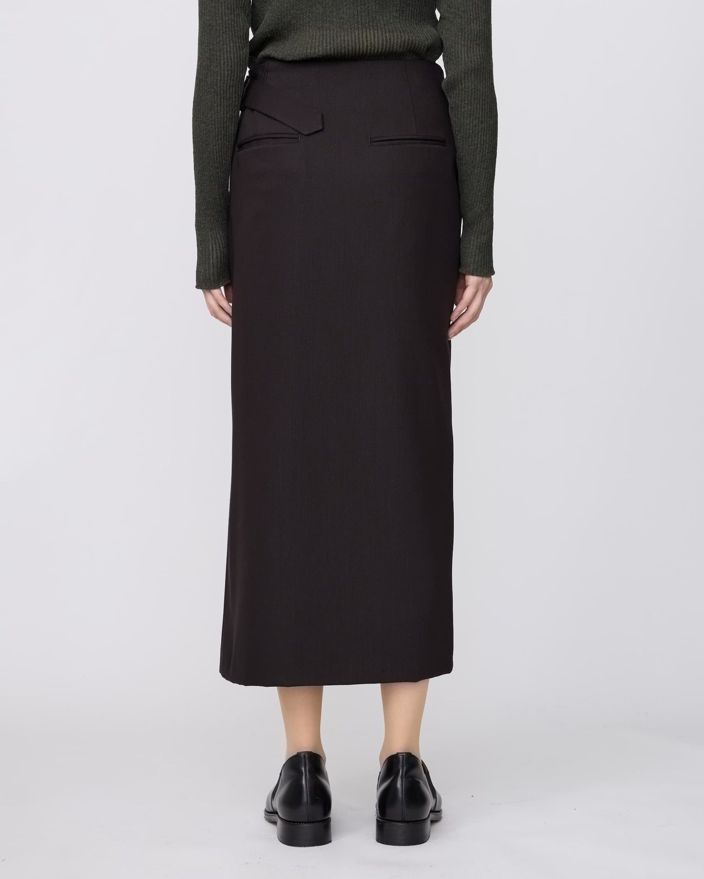 DRAPED WRAP-SKIRT