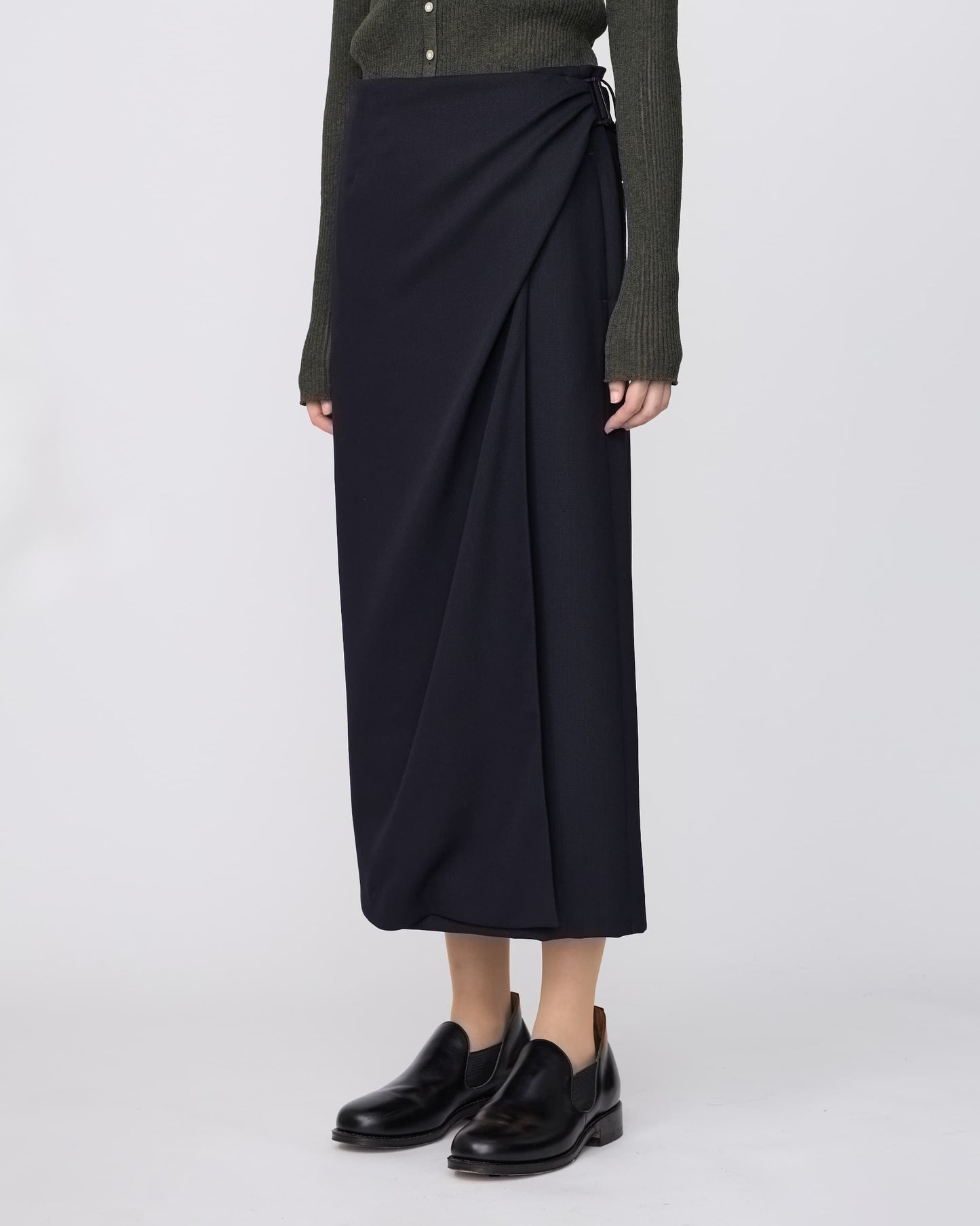 DRAPED WRAP-SKIRT
